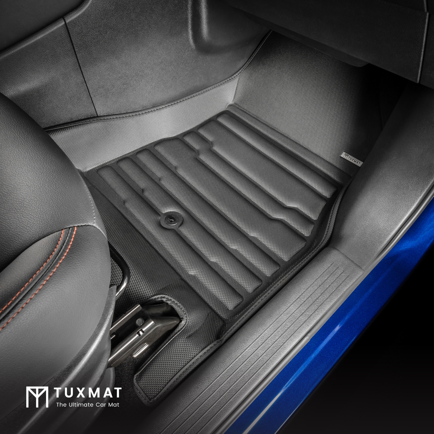 TuxMat - For Nissan Kicks Play 2025-2026 Models - Custom Car Mats - Maximum Coverage, All Weather, Laser Measured - This Full Set Includes 1st and