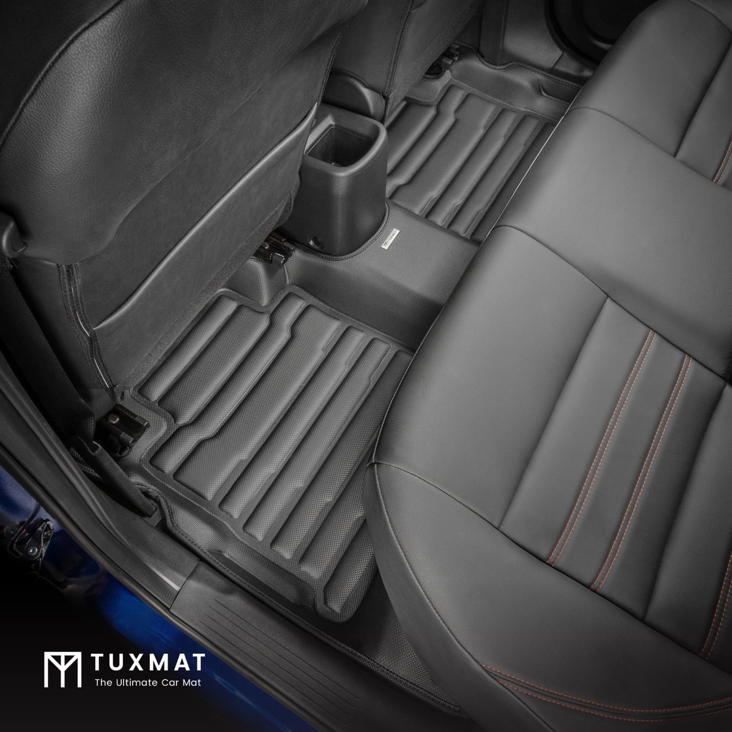 TuxMat - For Nissan Kicks Play 2025-2026 Models - Custom Car Mats - Maximum Coverage, All Weather, Laser Measured - This Full Set Includes 1st and