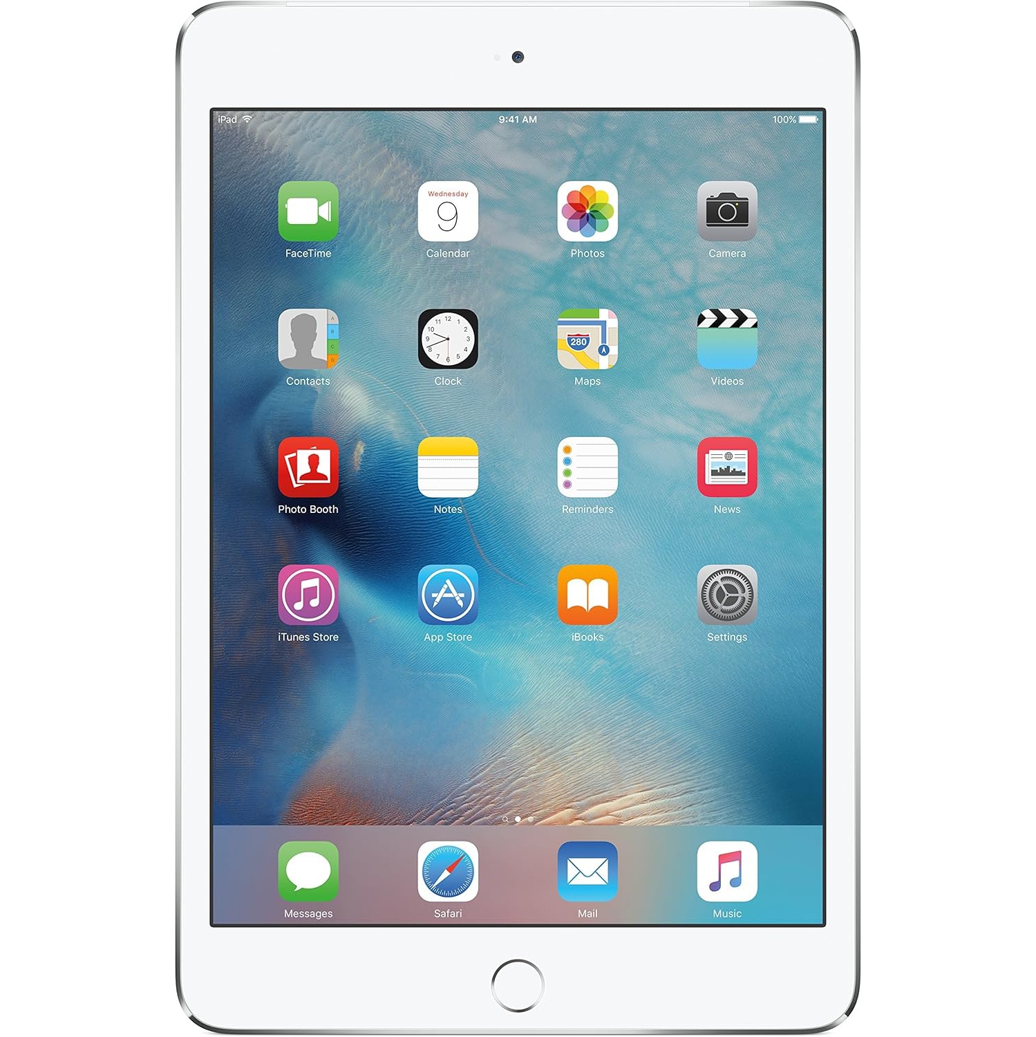 IPad mini 4 - 128&nbsp;Go - Argenté - Wi-Fi + cellulaire - Remis à neuf