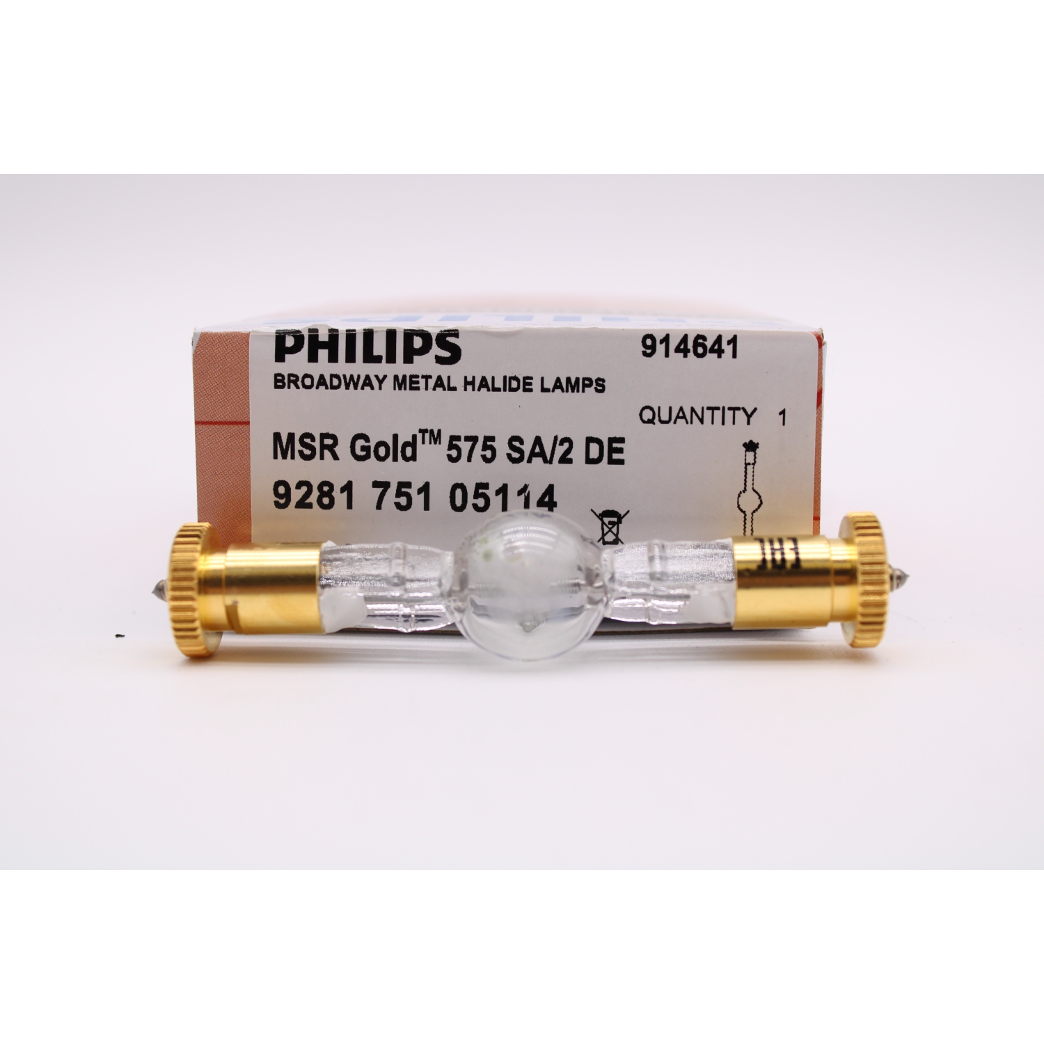 MSR Gold™ 575 SA/2 DE Philips 245019 575 Watts Entertainment Lamp
