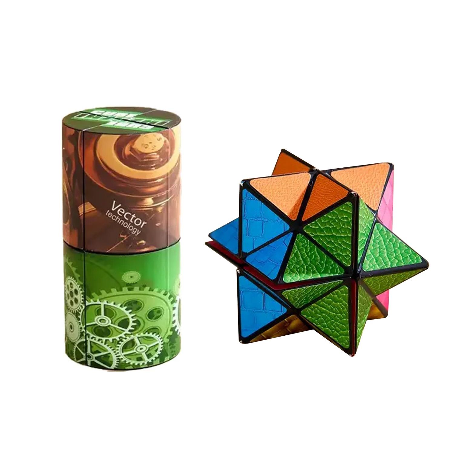 Magic Star Cube: Magic Puzzle Cube Set, Deformable Geometric 3D Puzzle Toy, Educational Toys for Boys and Girls