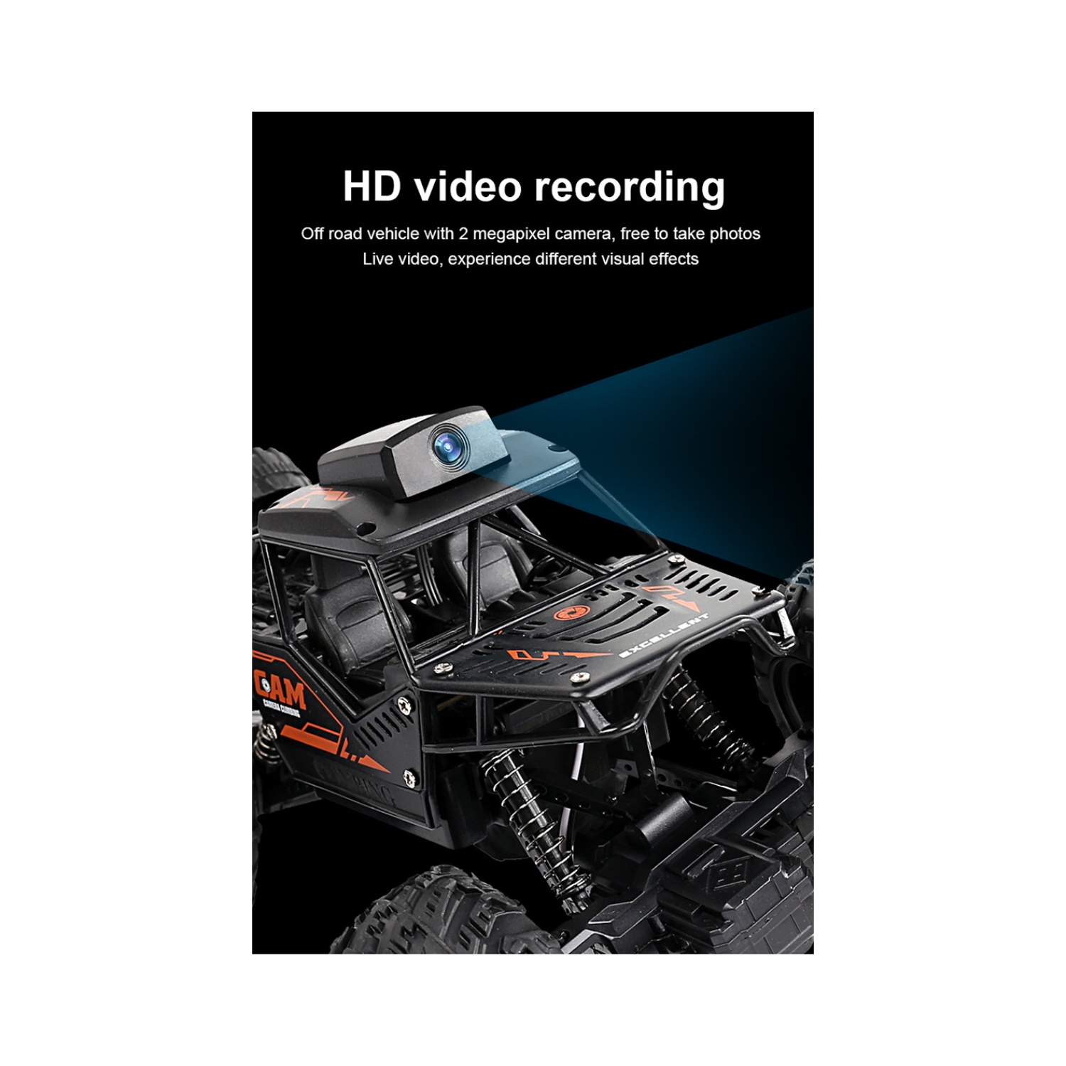 Véhicule téléguidé Drift Crawling Car 2,4 GHz Télécommande avec caméra Wi-Fi – Idéal pour les garçons qui jouent dehors