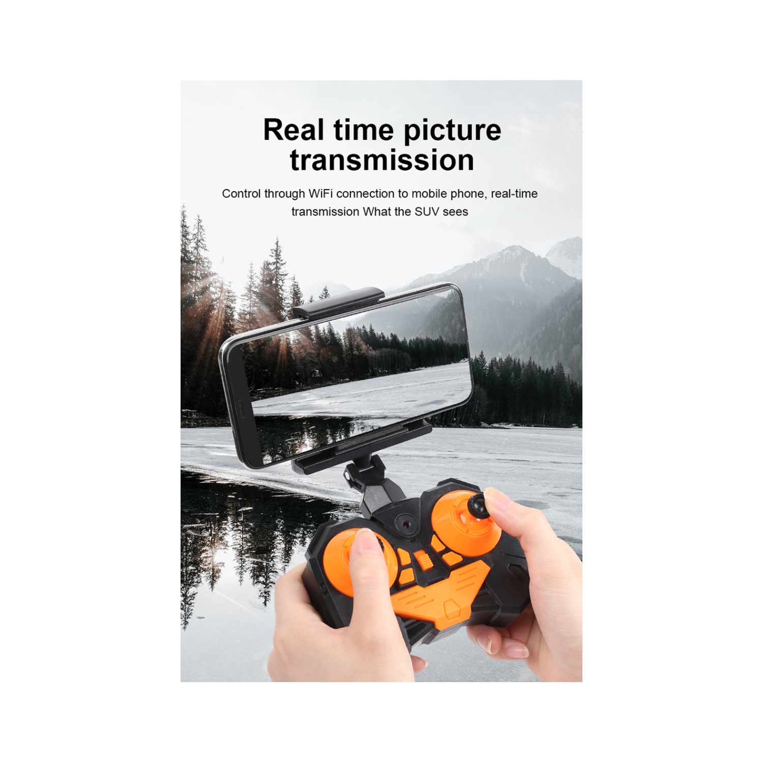 Véhicule téléguidé Drift Crawling Car 2,4 GHz Télécommande avec caméra Wi-Fi – Idéal pour les garçons qui jouent dehors