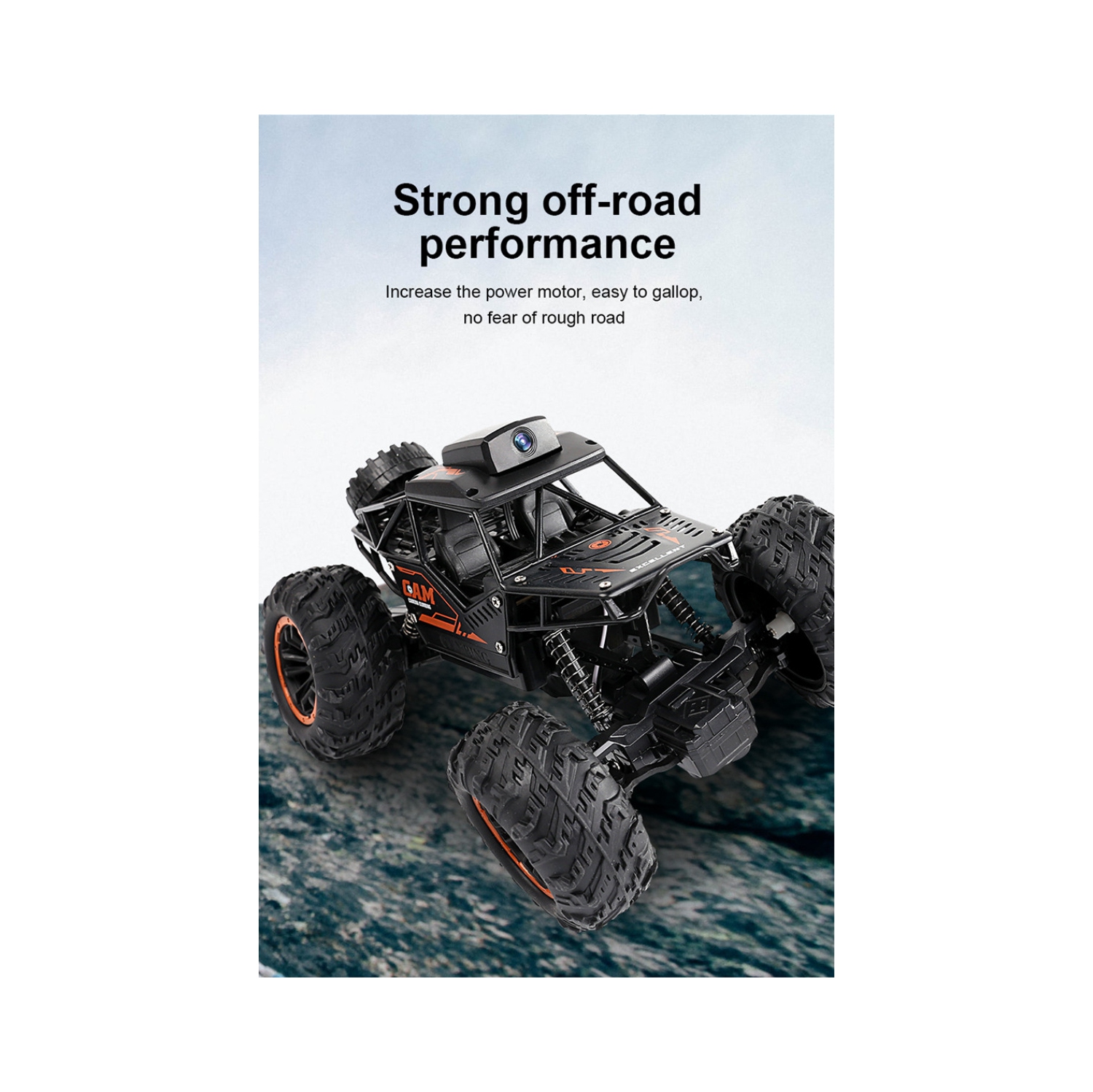 Véhicule téléguidé Drift Crawling Car 2,4 GHz Télécommande avec caméra Wi-Fi – Idéal pour les garçons qui jouent dehors