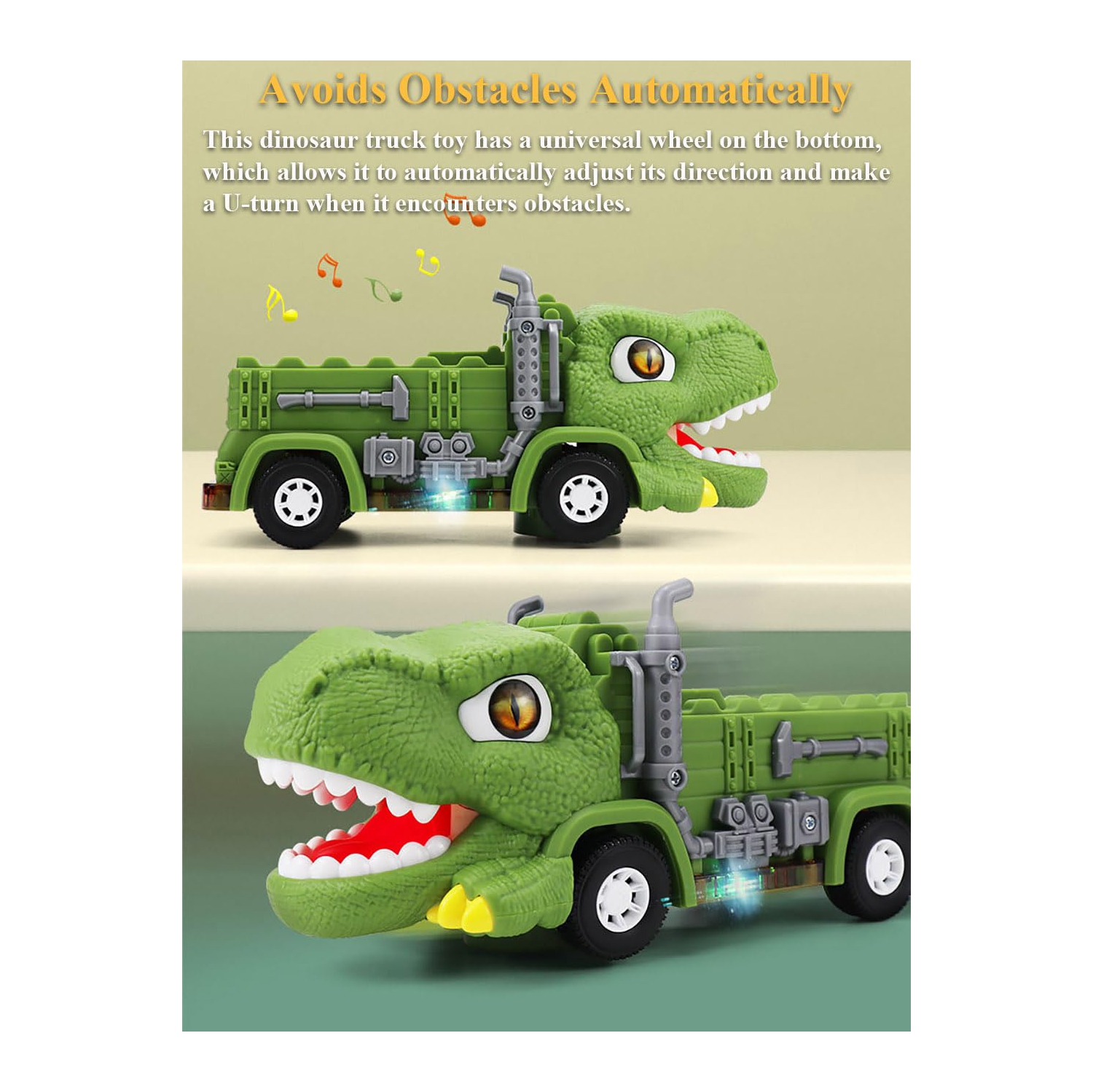 Ensemble de jeu avec glissade en forme de dinosaure&nbsp;: Jouet à grande roue, jouets éducatifs pour garçons et filles, cadeaux pour les fêtes et