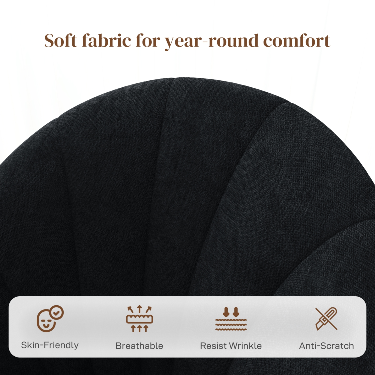 HOMCOM Dining Chairs Set of 4, Modern Upholstered Kitchen Chairs with Metal Legs, Shell Backrest and Padded Seat, Side Chairs for Dining Room,