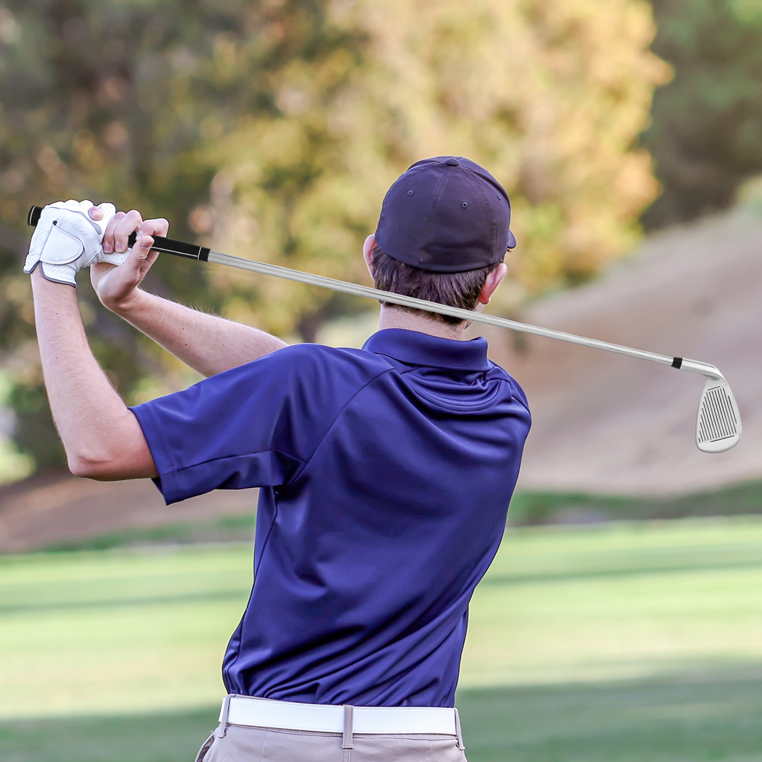 Gymax #7 Iron Single Golf Club for Men w/ Steel Shaft for Right Handed Golfers