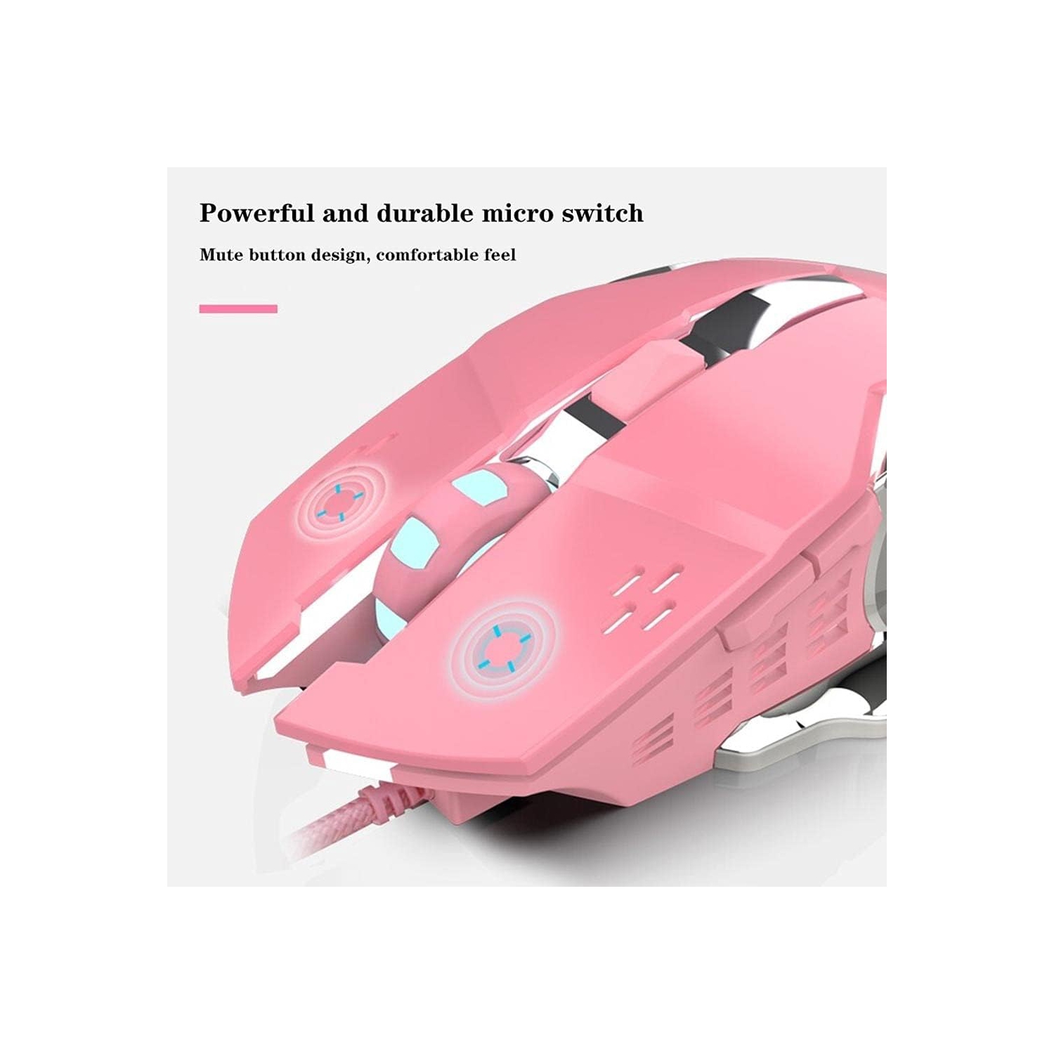 Rechargeable 2.4G wireless mouse - silent click, 6 buttons, adjustable 1200/1600/2400 DPI, 10m range, USB receiver, compact design, for PC/laptop