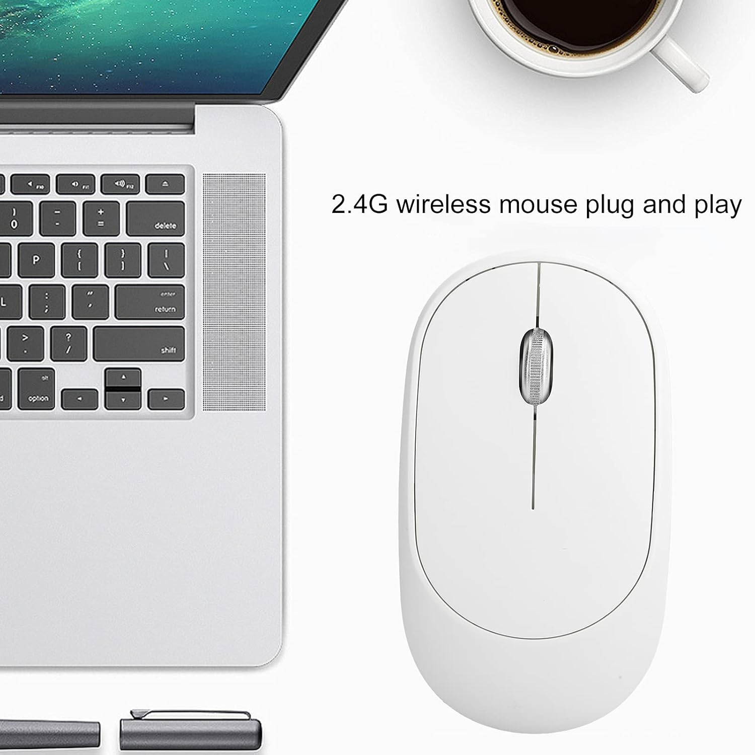 Bluetooth dual-mode wireless mouse, charging and silent, computer notebook office game luminous wireless mouse