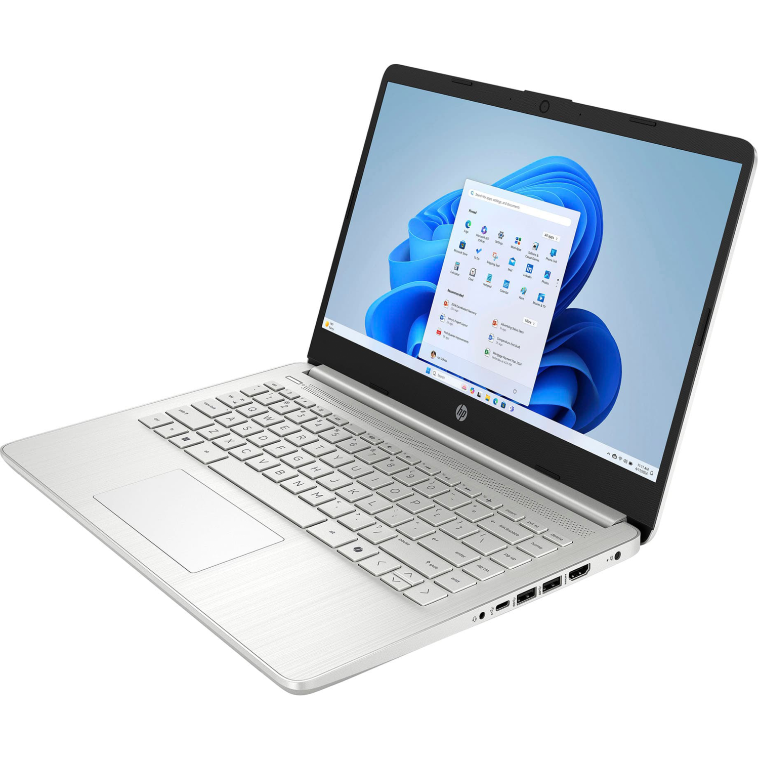 HP 14" HD Anti-Glare Laptop - Silver