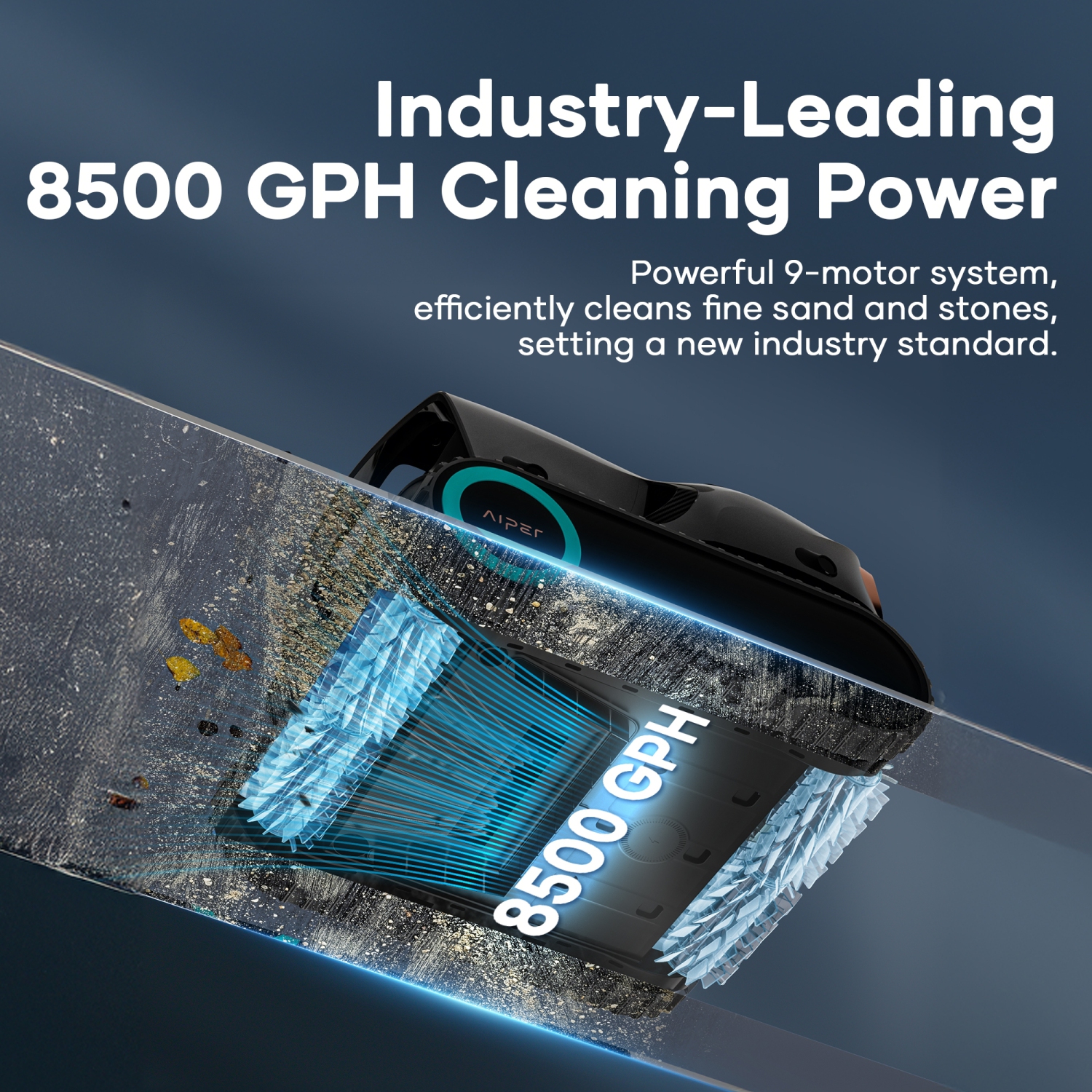 Aiper Scuba X1 Pro Max - All-in-One Robotic Pool Cleaner with FlexiPath™ 2.0, OmniSense+™ 2.0, TVC Engine, and App Control