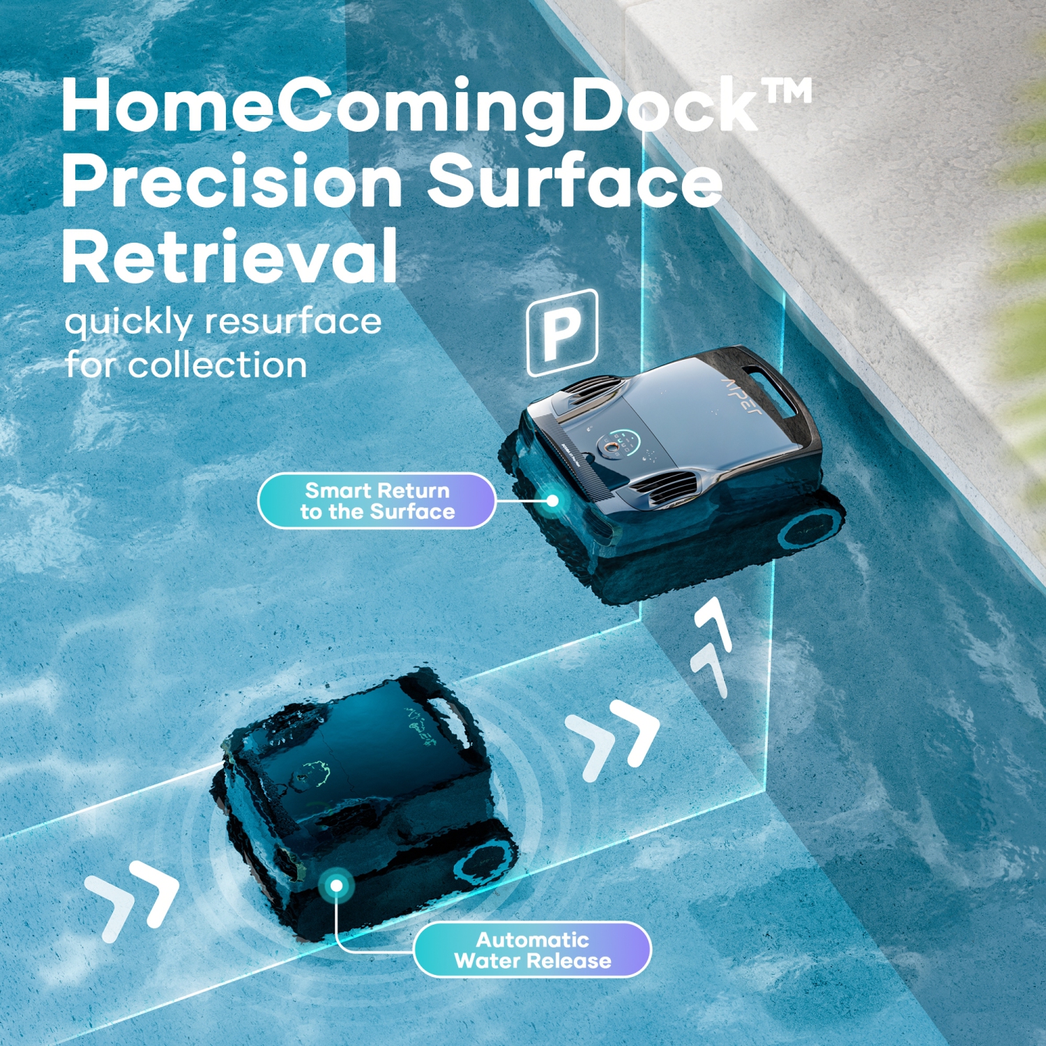Aiper Scuba X1 Pro Max - All-in-One Robotic Pool Cleaner with FlexiPath™ 2.0, OmniSense+™ 2.0, TVC Engine, and App Control