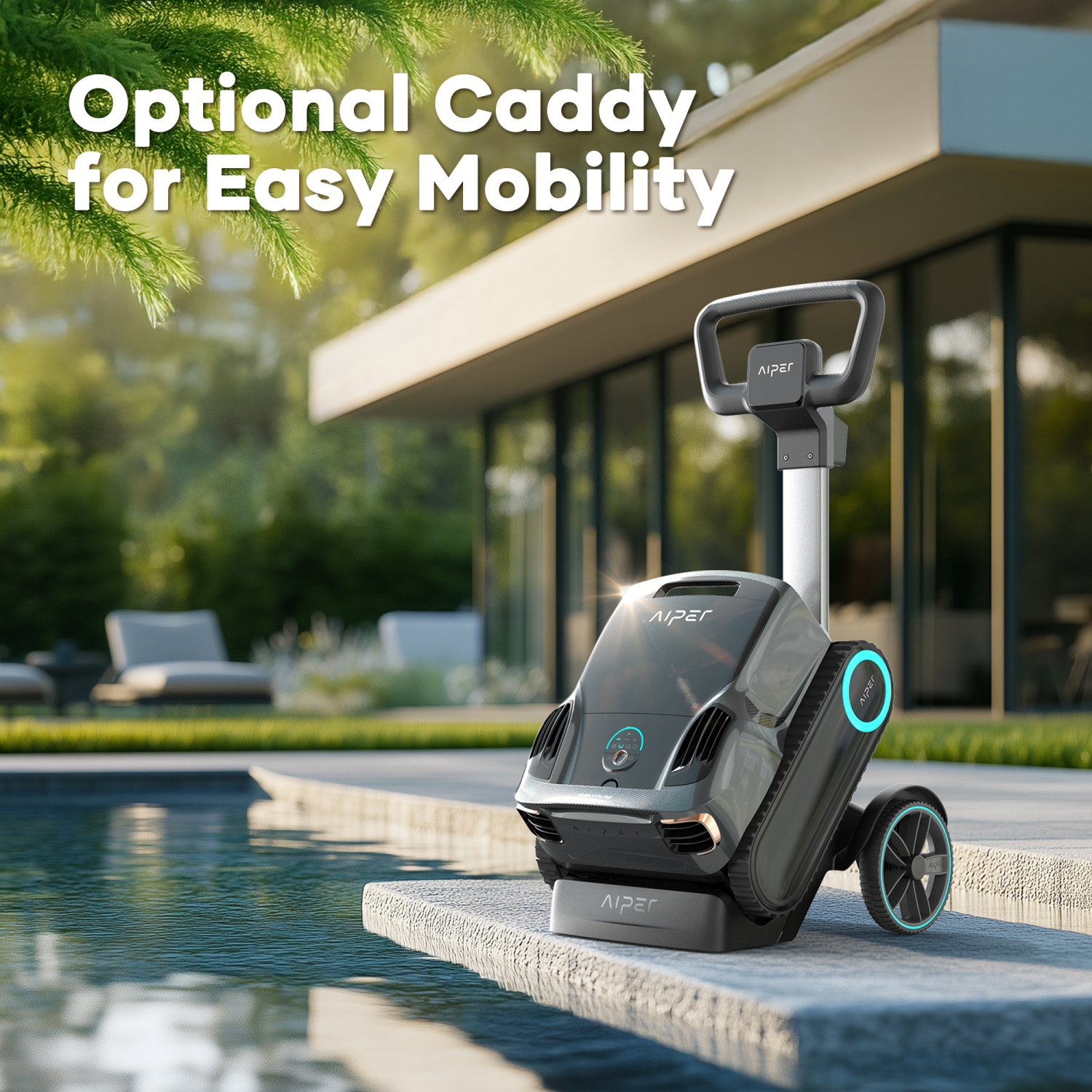 Aiper Scuba X1 Pro Max - All-in-One Robotic Pool Cleaner with FlexiPath™ 2.0, OmniSense+™ 2.0, TVC Engine, and App Control