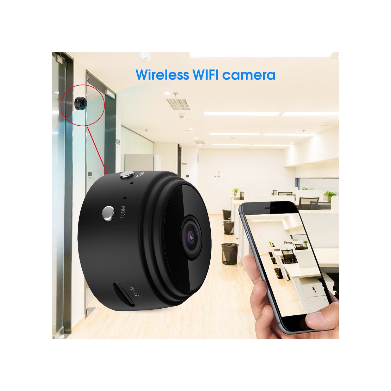 Wireless network 2.4GWiFi surveillance camera intelligent HD network camera