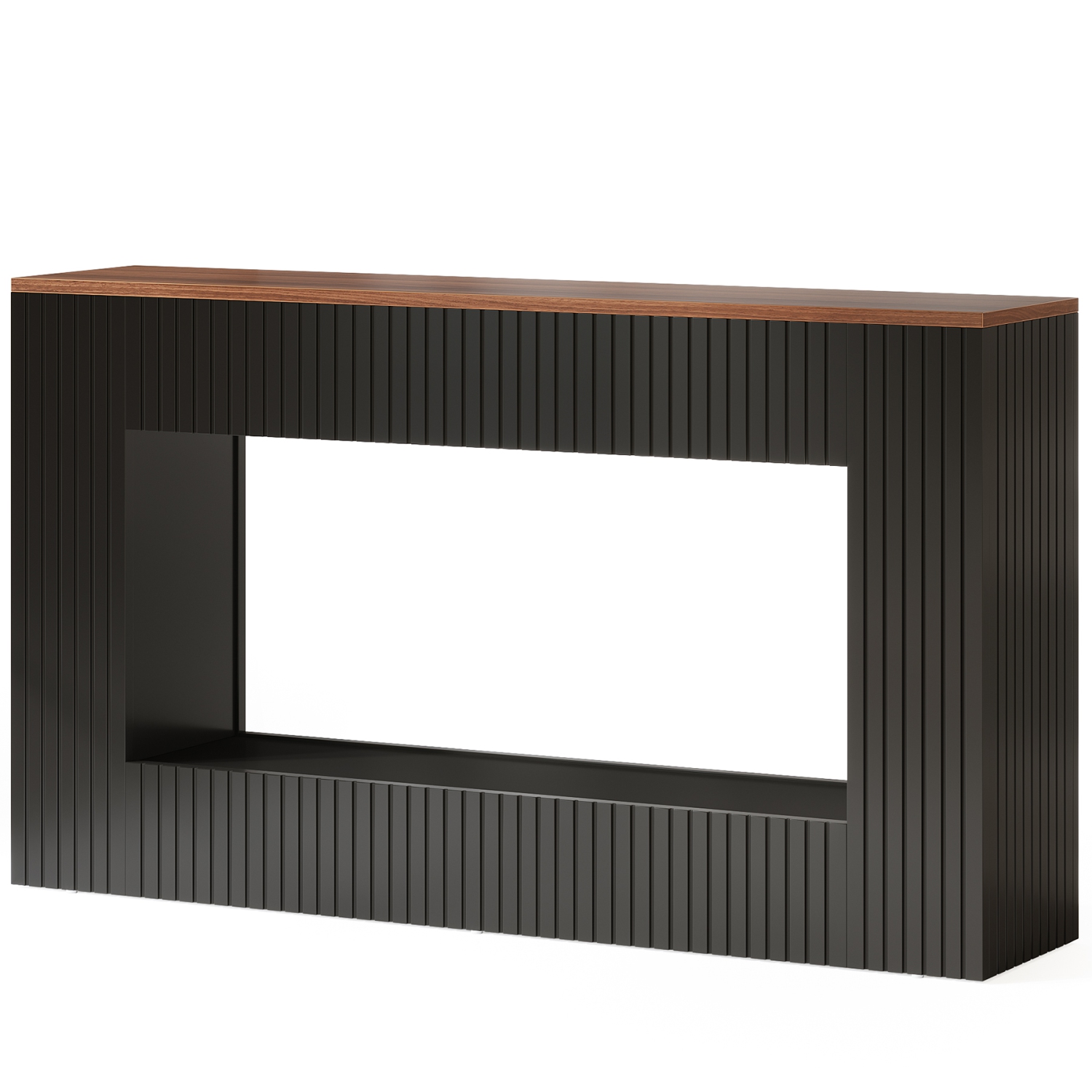 Lantine Modern Console Table, 55-Inch Wood Entryway Table with Storage, Narrow Long Sofa Table Behind Couch Table for Living Room, Foyer, Hallway,