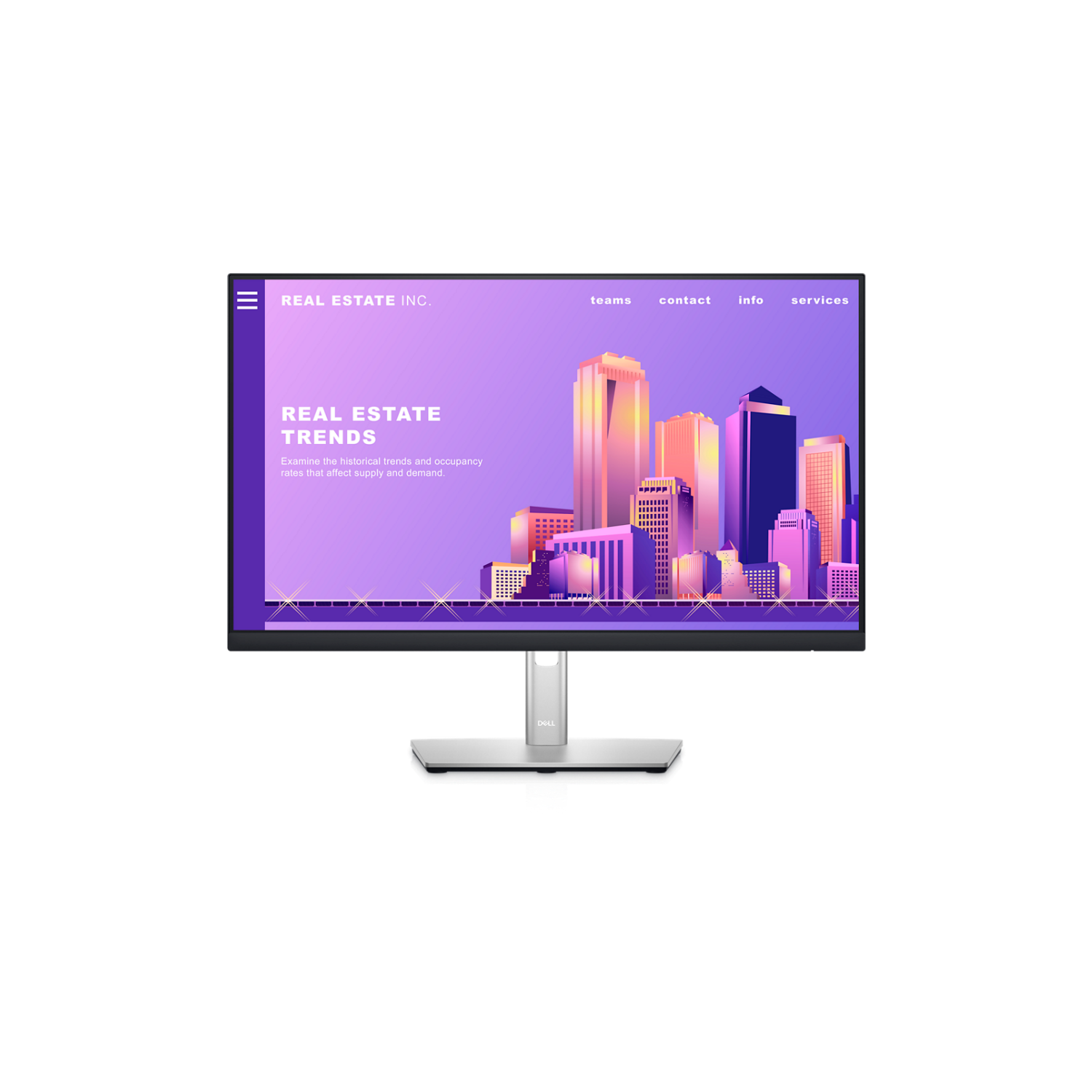 Moniteur FHD IPS sans cadre P2422H 23,8&nbsp;po de Dell - Remis à neuf
