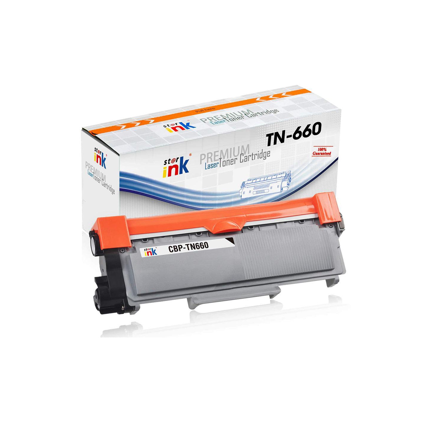 StarInk Compatible Brother TN660 TN-660 Toner Cartridge Black 2.6K