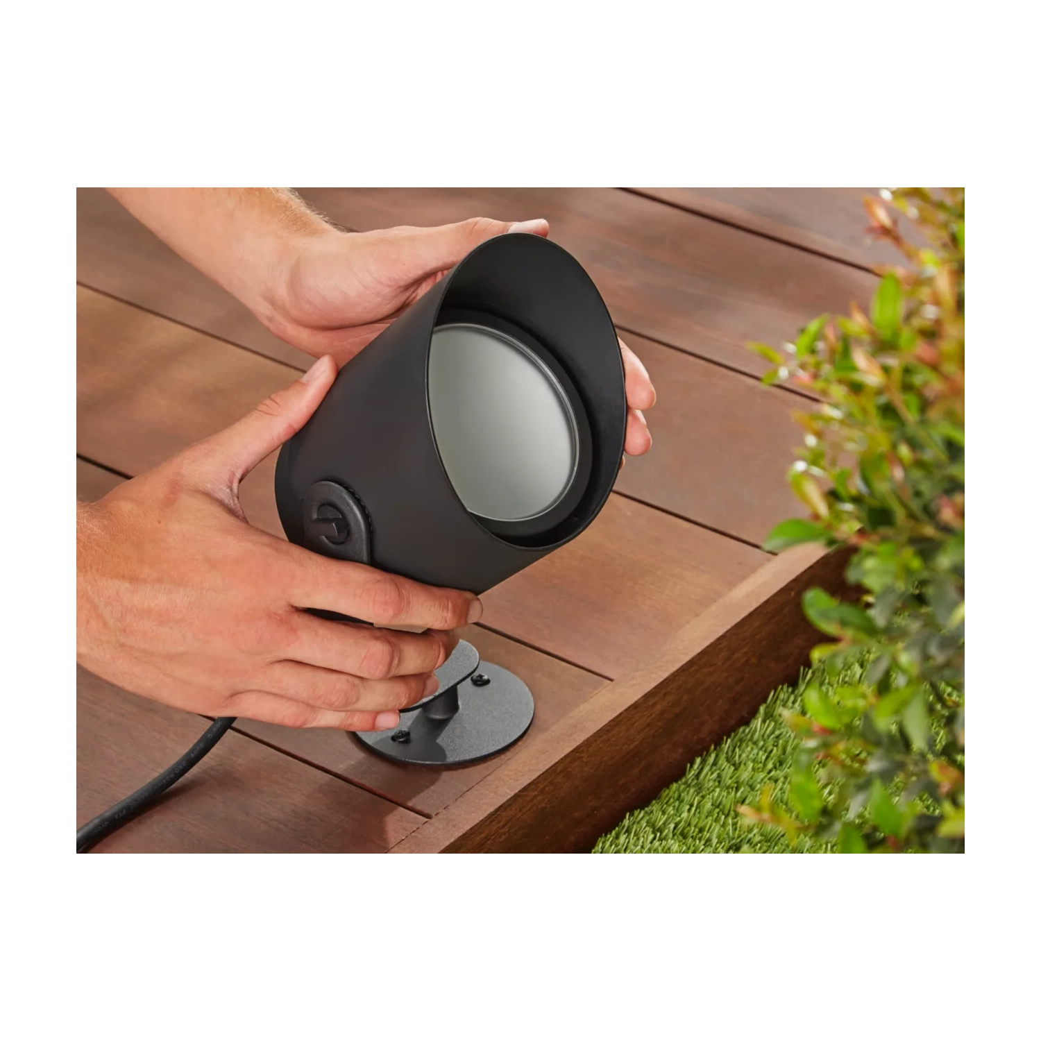 Ensemble de projecteur d'extérieur Hue Lily XL blanc et couleur de Philips