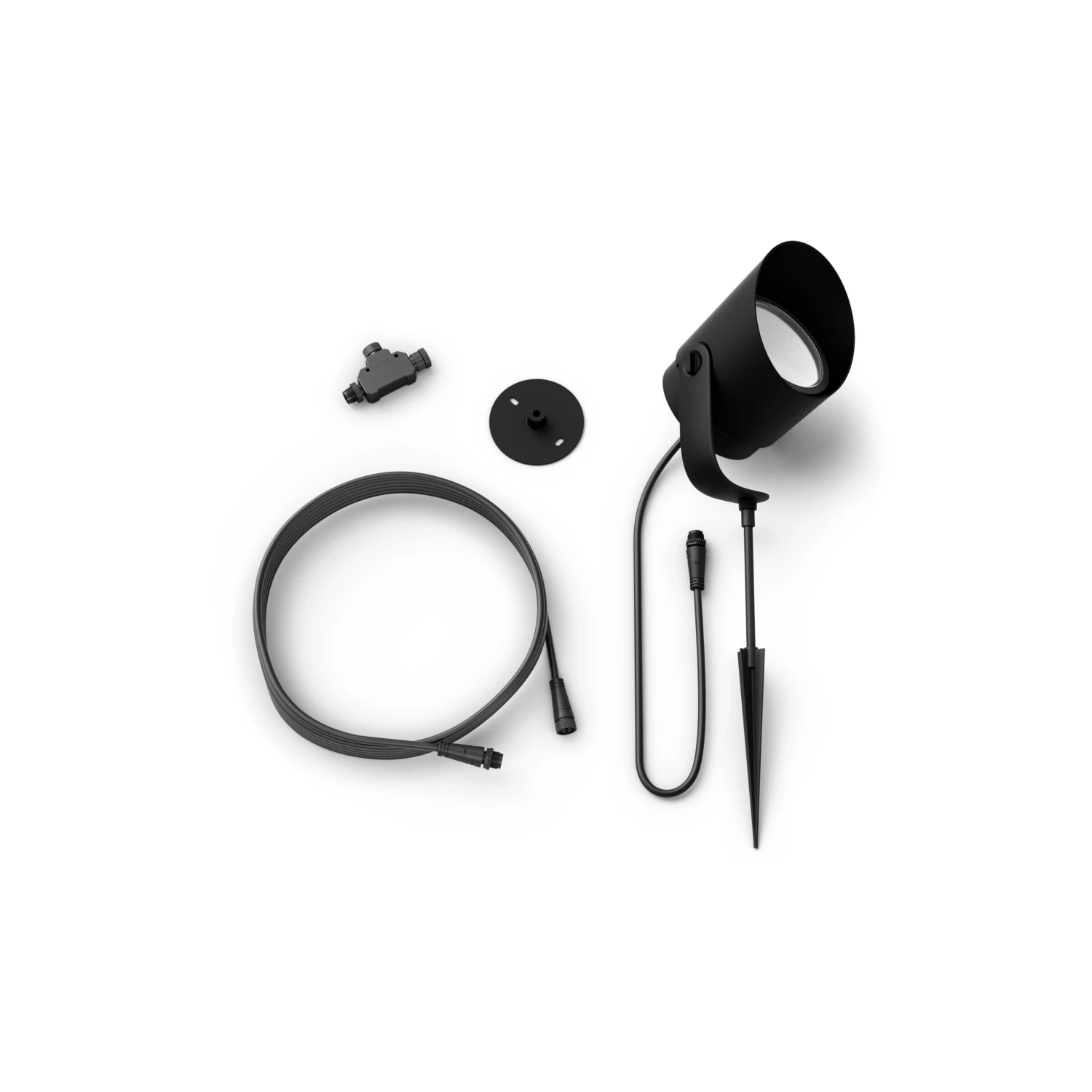 Ensemble de projecteur d'extérieur Hue Lily XL blanc et couleur de Philips