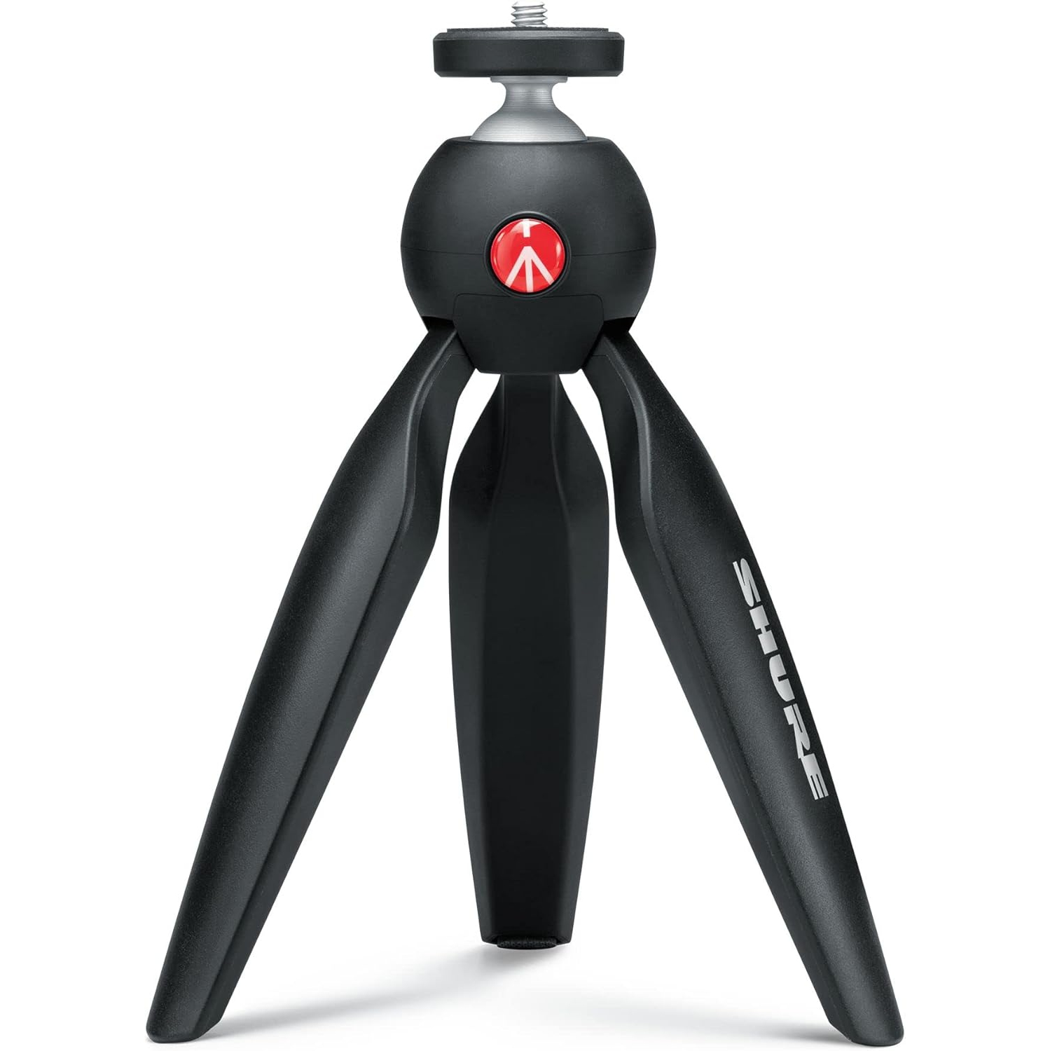 Trousse vidéo MV88+ de Shure - Microphone à condensateur stéréo numérique pour Apple et Android, avec trépied PIXI MINI ICLUDED de Manfrotto.