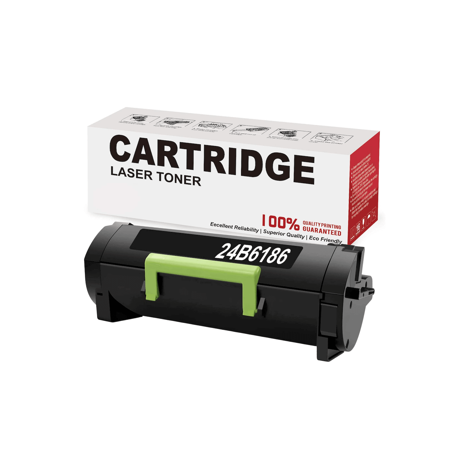 Compatible Lexmark 24B6186 Toner Cartridge For M3150, XM3150 - 16K