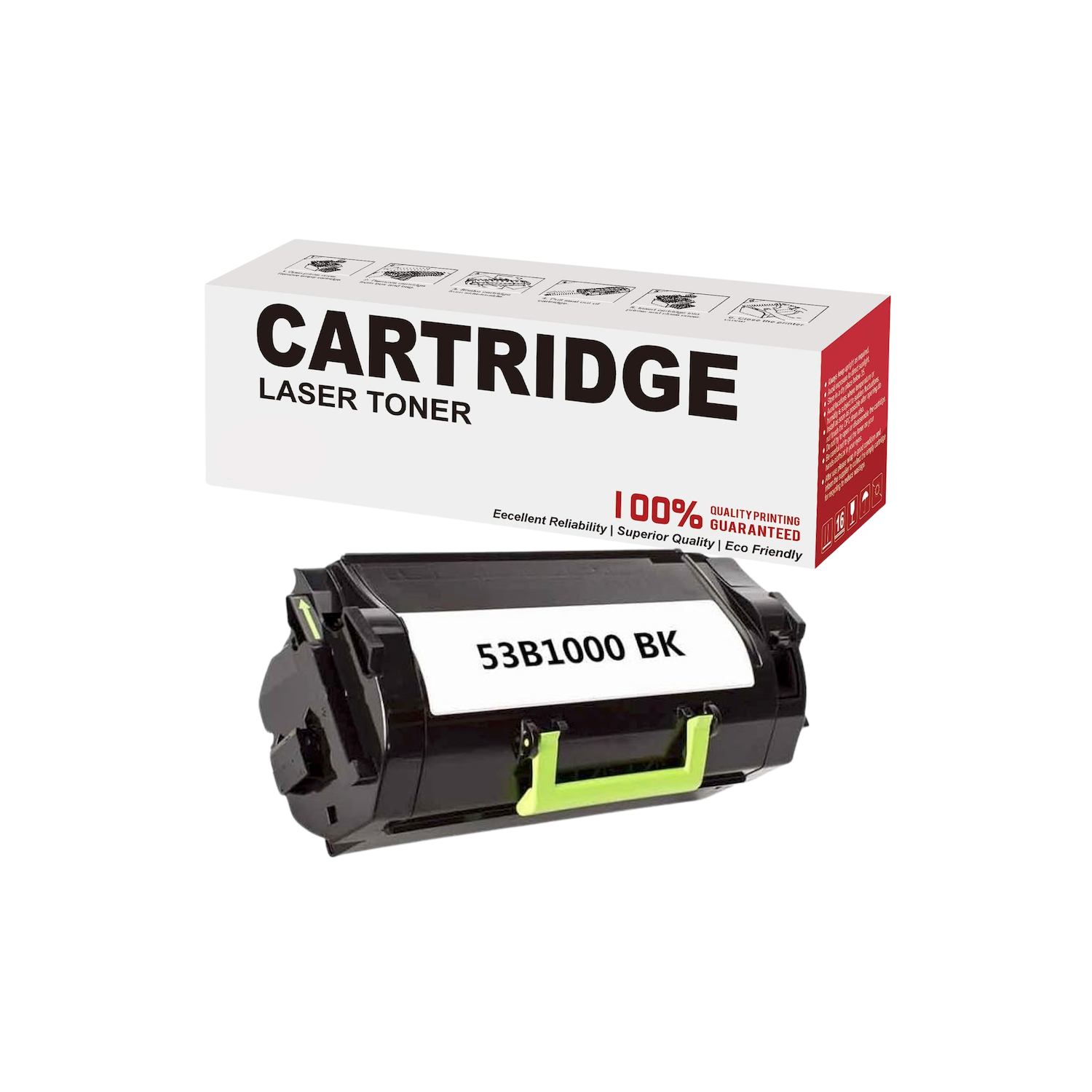 Compatible Lexmark 53B1000 Toner Cartridge For MS817, MS818 - 11K