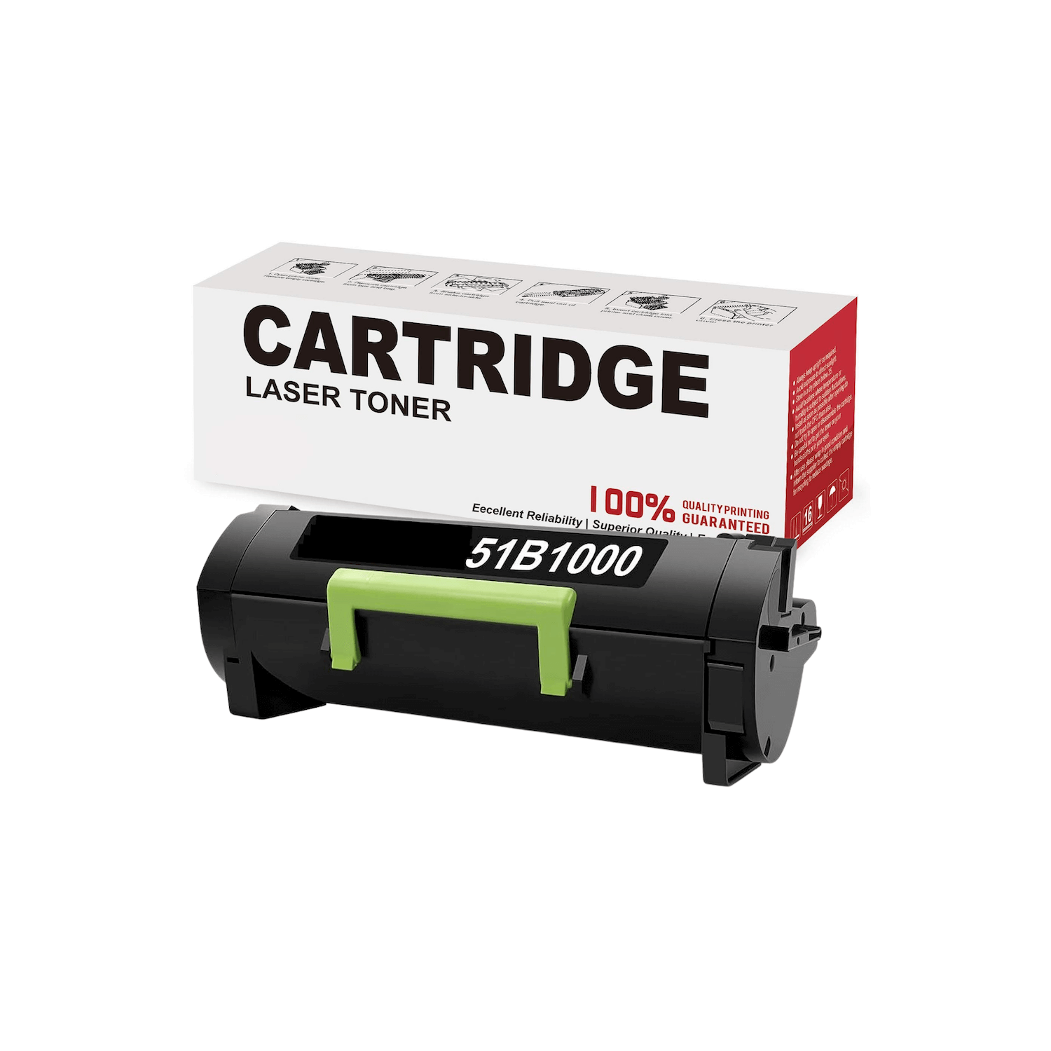 Compatible Lexmark 51B1000 Toner Cartridge For MS317, MS417, MS517, MS617, MX317, MX417, MX517, MX617 - 2.5K