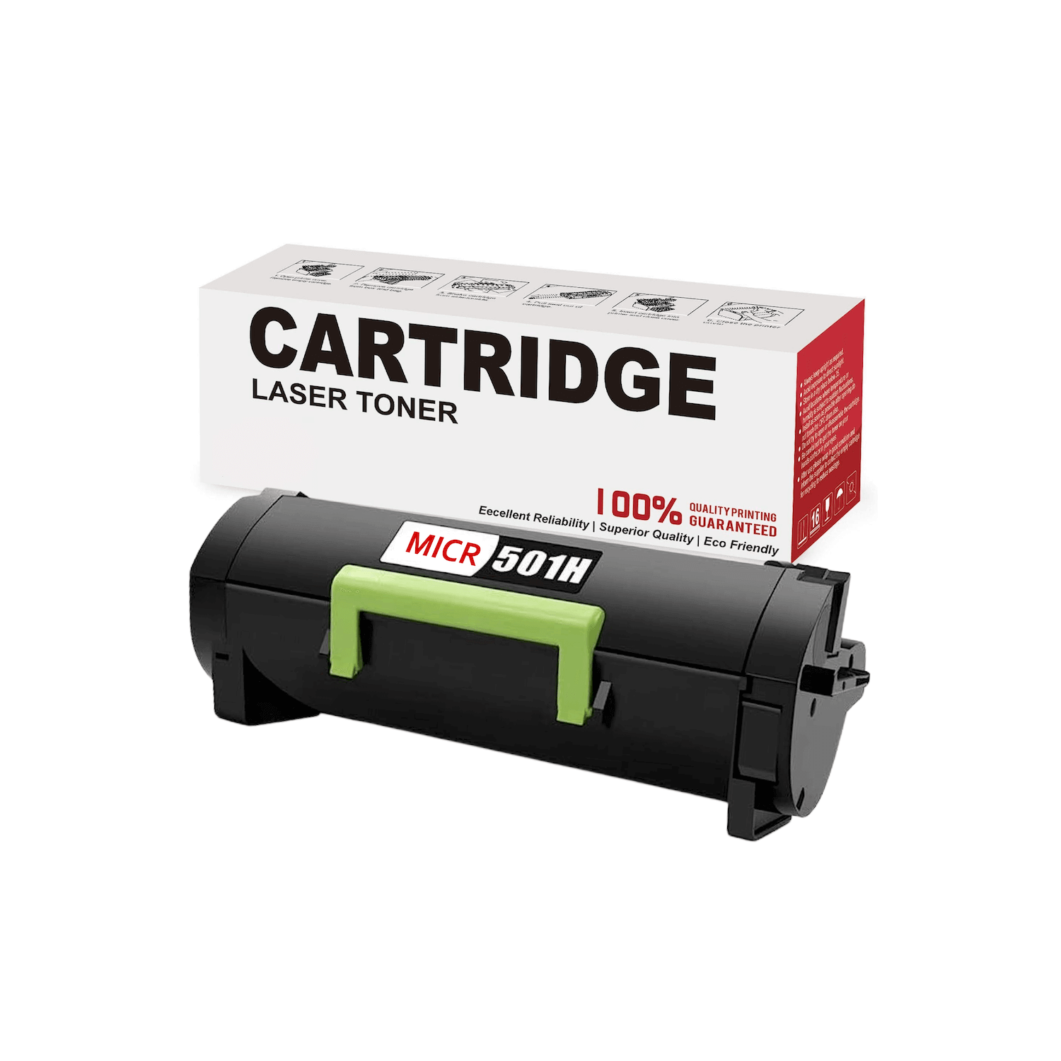 Compatible Lexmark 50F1H00, 501H MICR Toner Cartridge For MS310d, MS312, MS315, MS410, MS415, MS510, MS610 - 5K