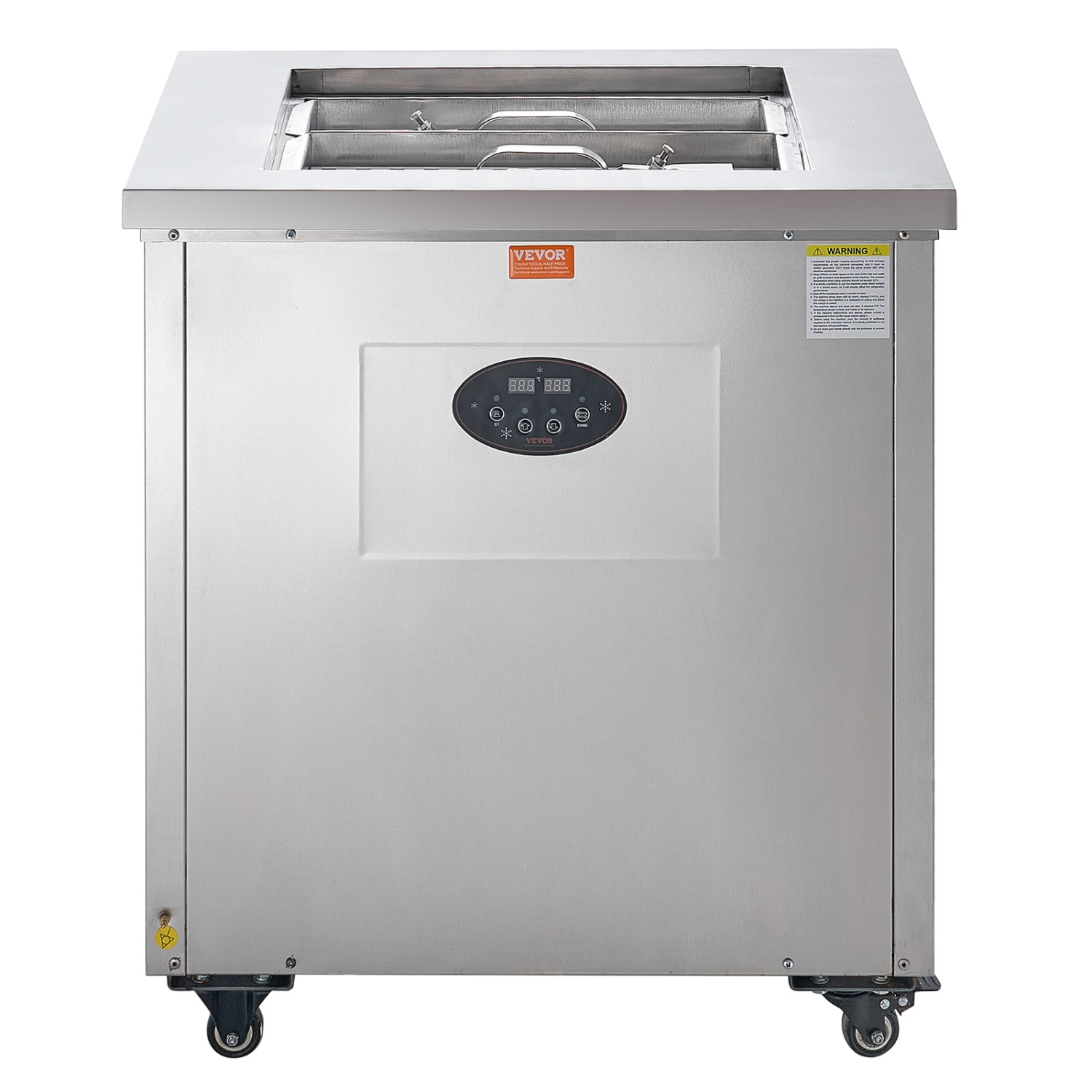 VEVOR Commercial Popsicle Machine, 2 Mould Set - 52 PCS Ice Pops Making Machine, Stainless Steel Commercial Ice Lolly Maker, Ice Sticks Popsicle