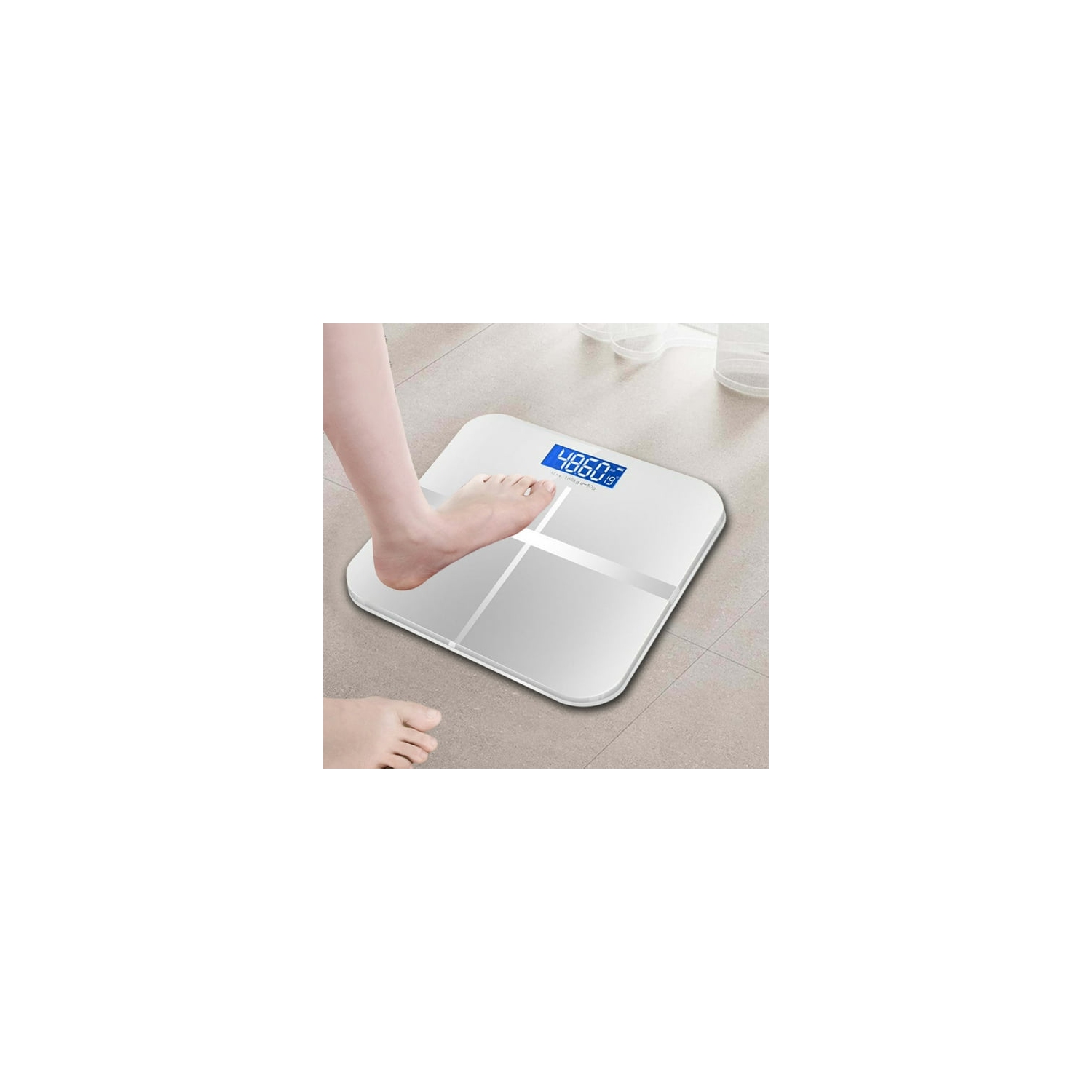 Smart Weight Scale – Home Electronic Scale with Auto Shutoff, USB Charging, 360 catties, HD LCD Display and Anti-slip Design for Convenient Tracking