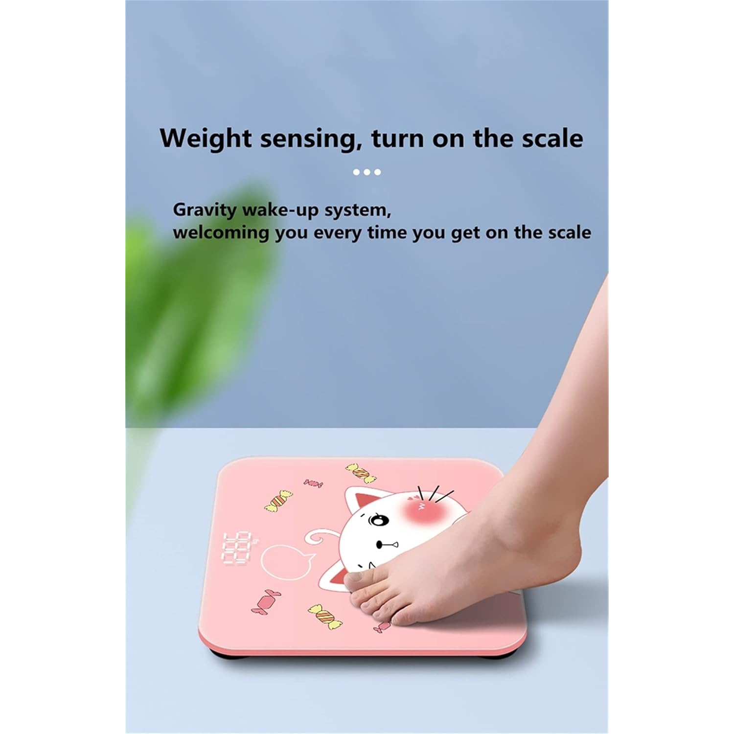Funny cartoon smart scale – accurate measurement, easy-to-read display, automatic power saving, lightweight and stylish