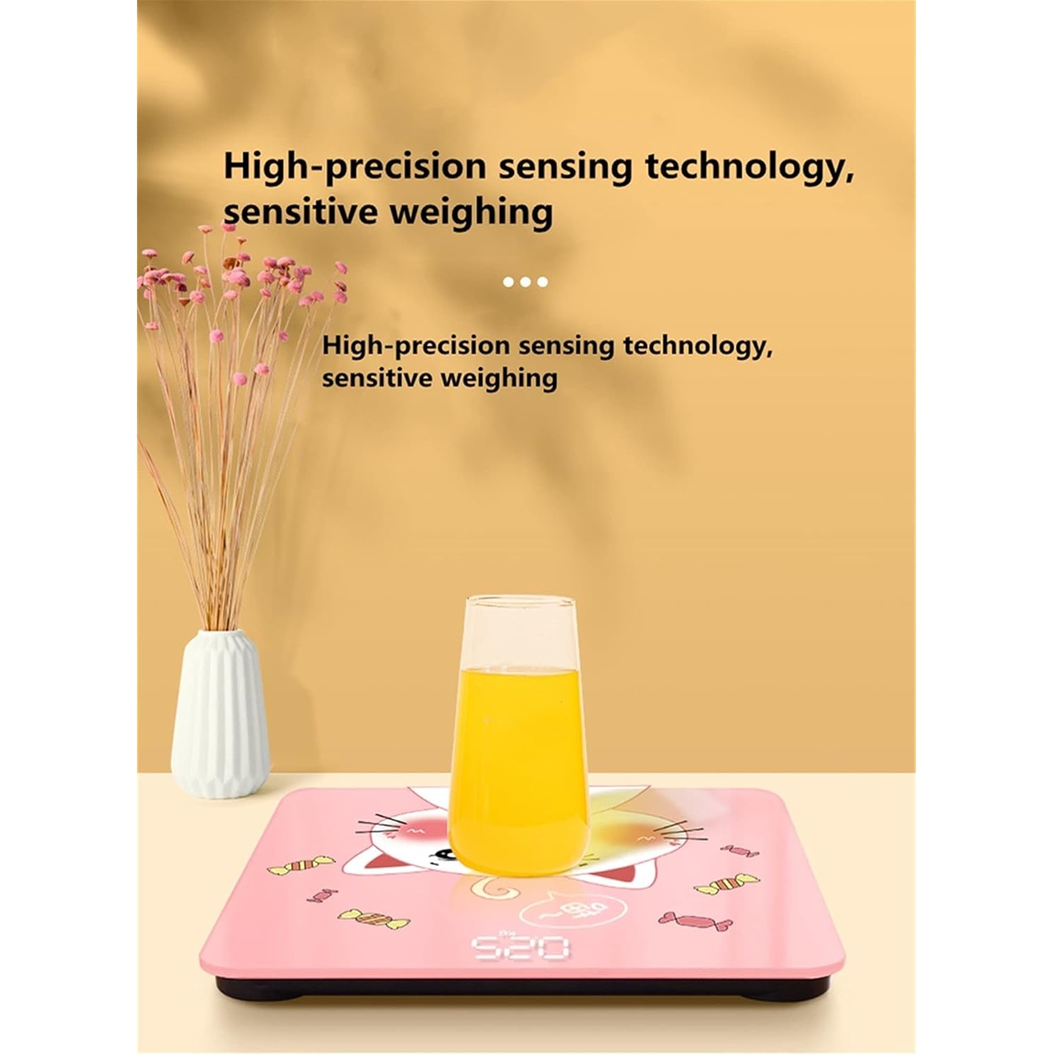 Funny cartoon smart scale – accurate measurement, easy-to-read display, automatic power saving, lightweight and stylish