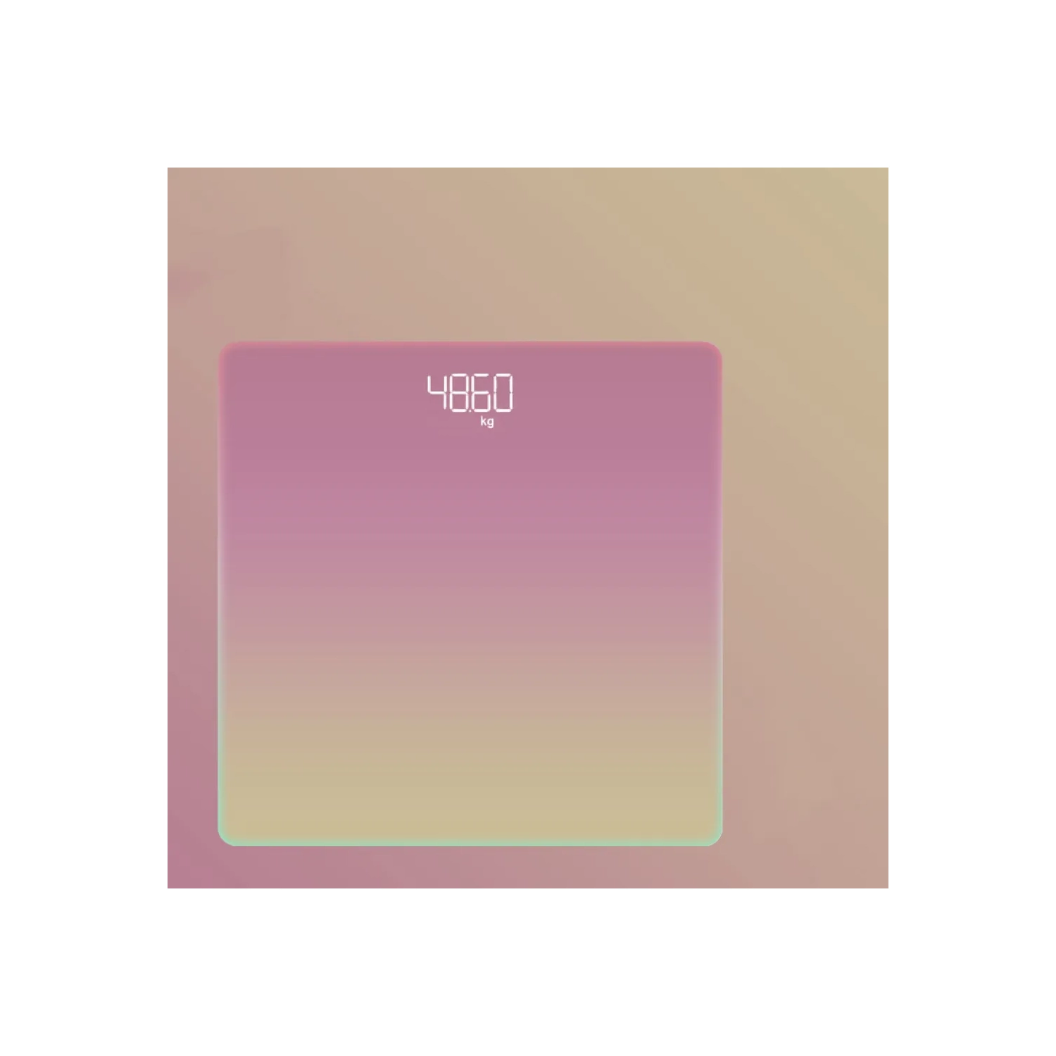 Modern digital weight scale electronic scale - large LCD display, slim design, accurate weight tracking, durable and portable, suitable for home use