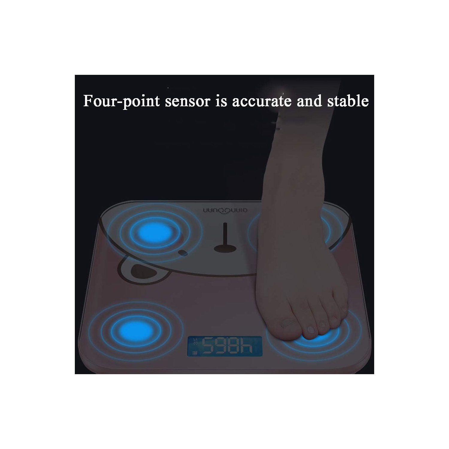 Funny cartoon smart scale – accurate measurement, easy-to-read display, automatic power saving, lightweight and stylish