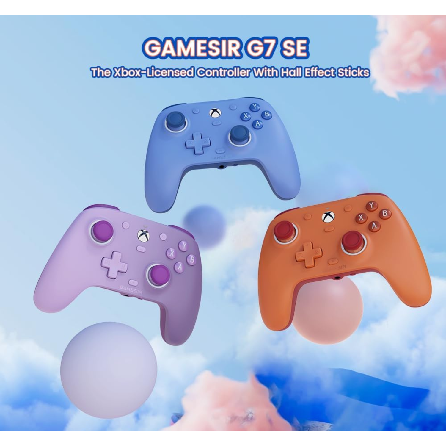 GameSir G7 SE Wired Xbox Controller with Hall Effect Joysticks and Hall Triggers, Works with Xbox One, Xbox Series X|S, Windows 10/11,