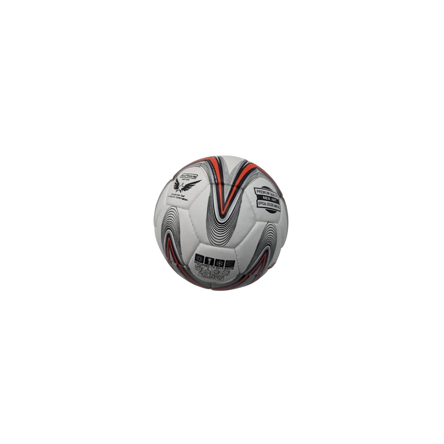 Ballon de soccer officiel cinq étoiles Crystal All Weather de 3D Bateau champion international Coupe du monde, ballon de soccer standard, taille 5