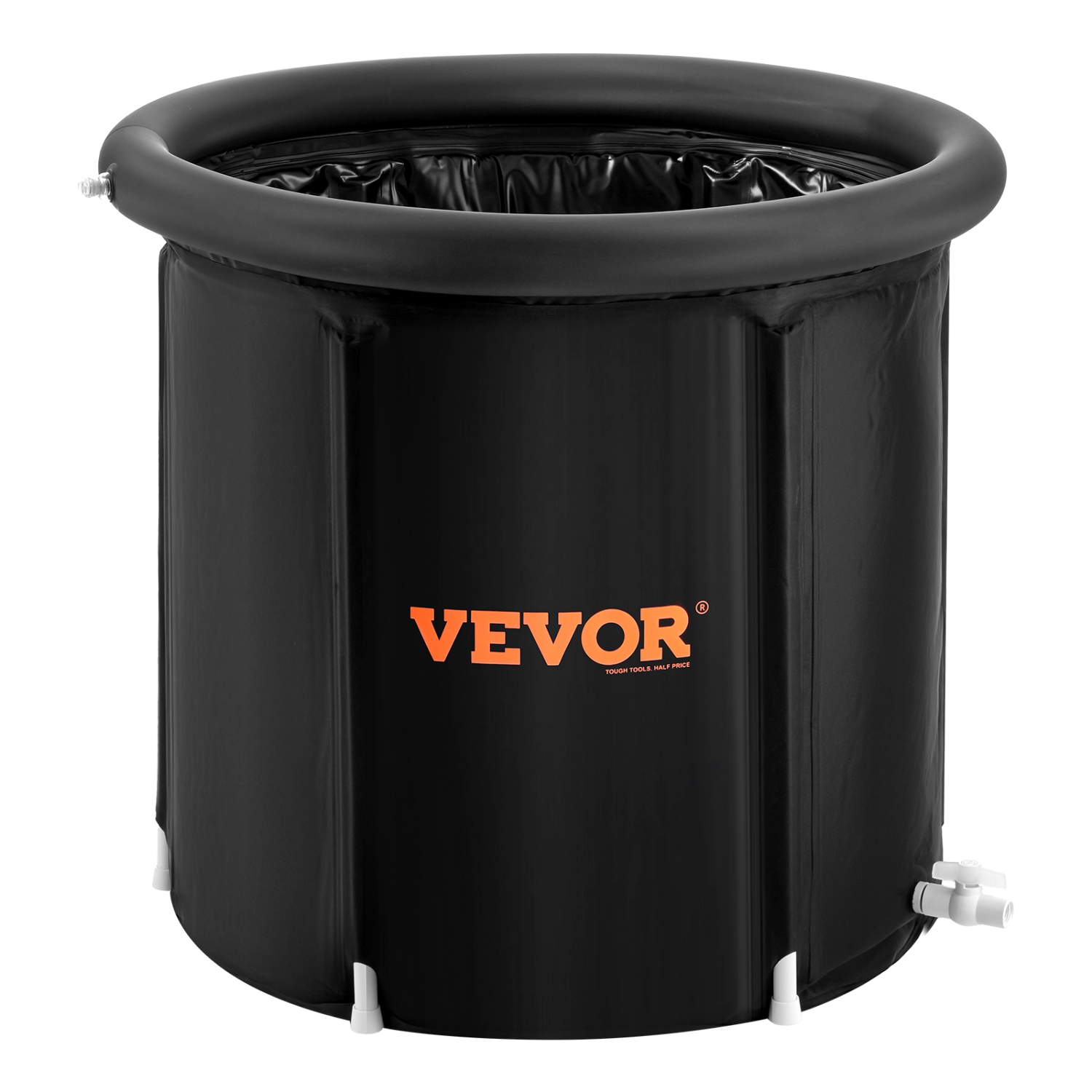 VEVOR 87 Gal Ice Bath Tub, Cold Water Therapy Plunge Tub for Athletes, Portable Outdoor Ice Barrel Plunge Pool for Recovery, Inflatable Folding