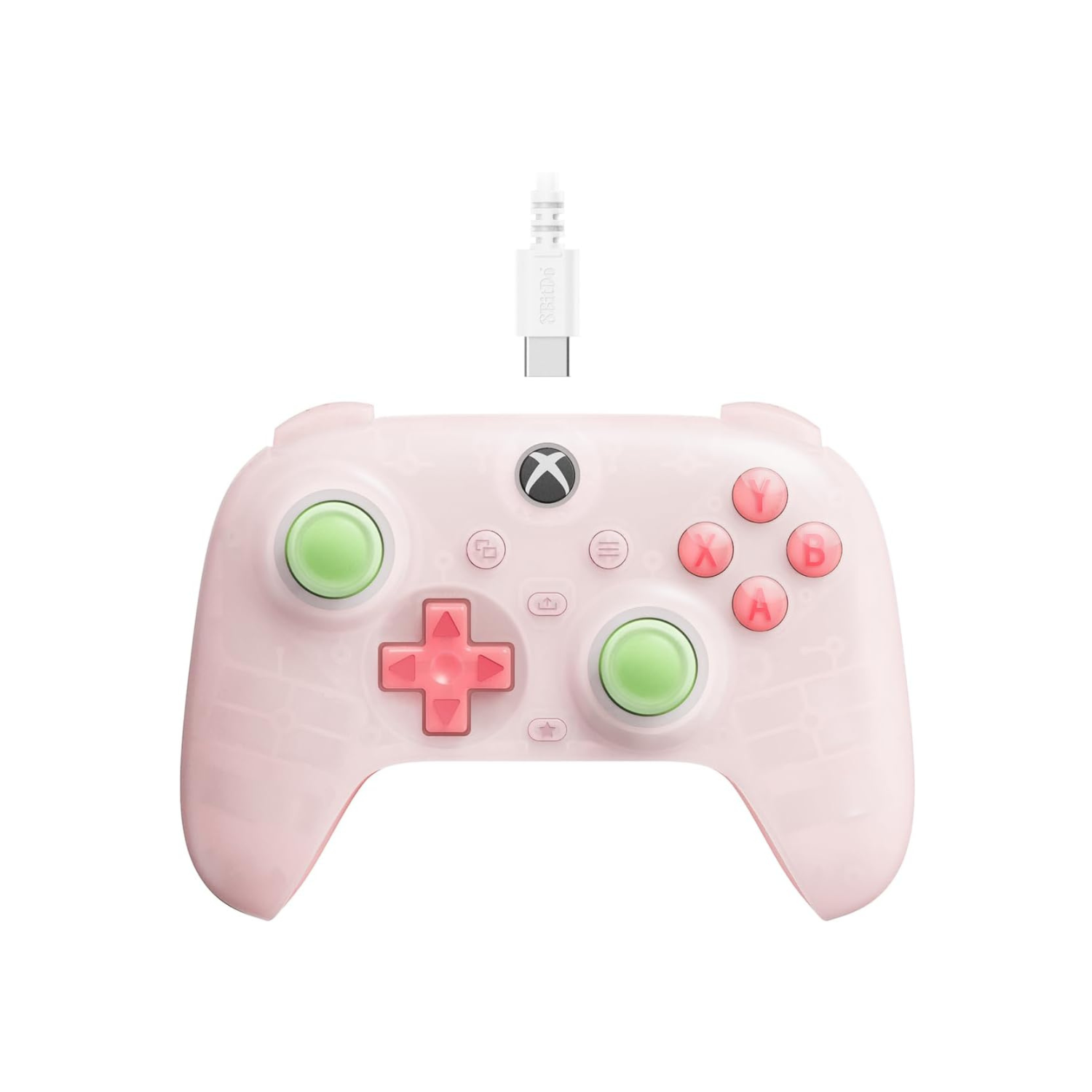 8Bitdo Ultimate Mini Wired Controller with RGB Lighting Fire Ring, Hall Effect Joysticks and Triggers, for Xbox Series X|S, Xbox One, Windows 10/11 -