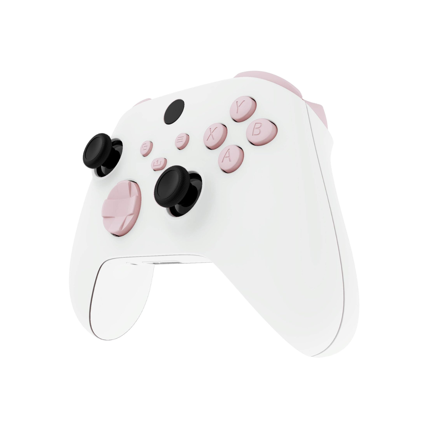 eXtremeRate Replacement Buttons for Xbox Series X & S Controller, Cherry Blossoms Pink Custom Repair Kit Bumpers Trigers Dpad ABXY Start Back Sync