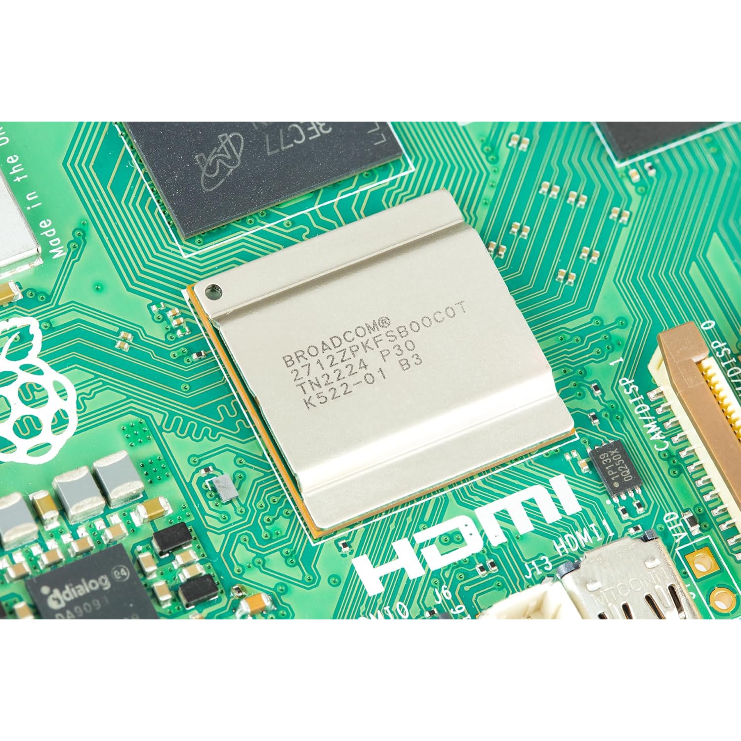 Raspberry Pi 5 8GB - 2.4 GHz Quad-Core ARM Processor, Dual-Band Wi-Fi, Bluetooth 5.0, M.2 SSD Support