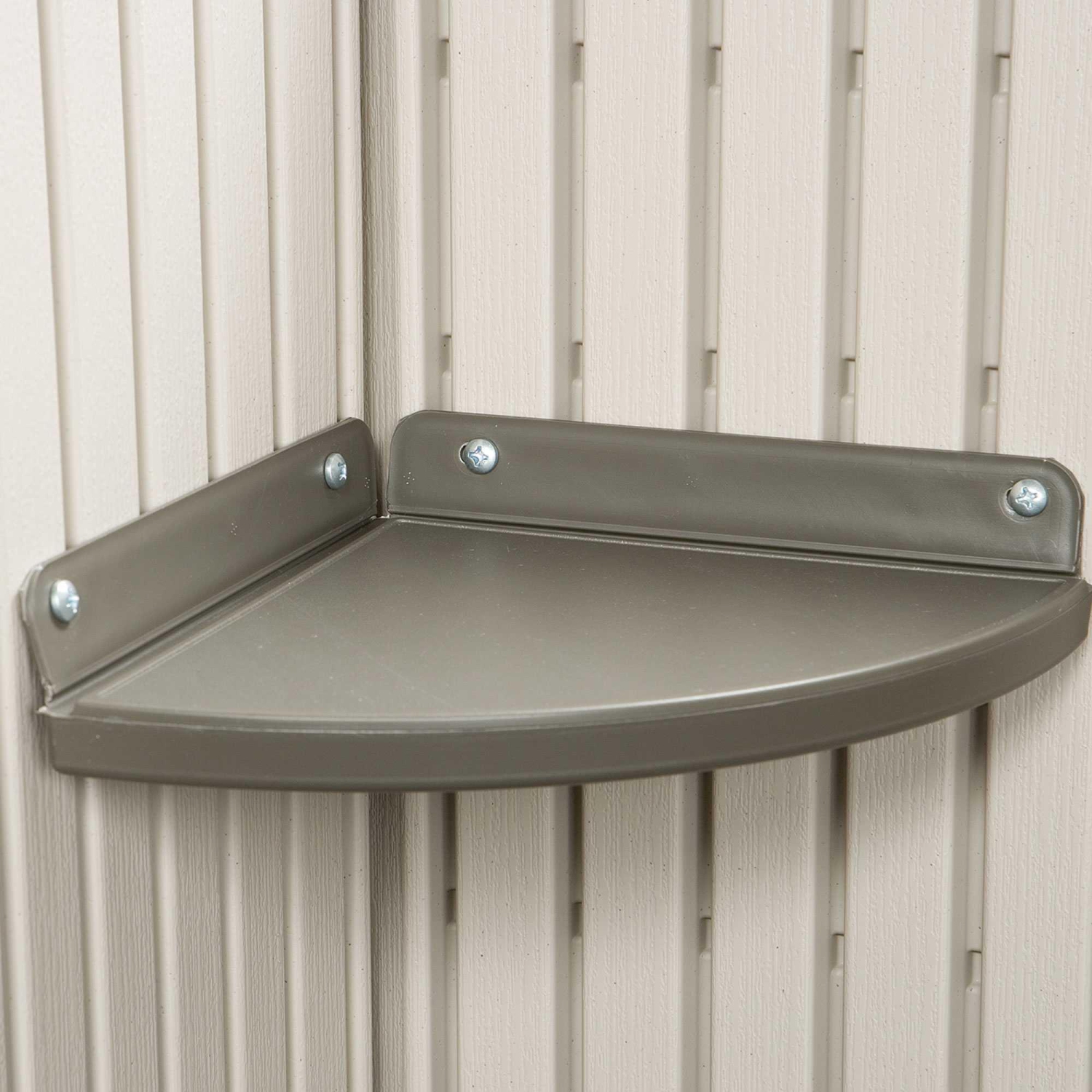 LIFETIME 8' X 15' Outdoor Storage Shed with Shutters, Windows, and Skylights