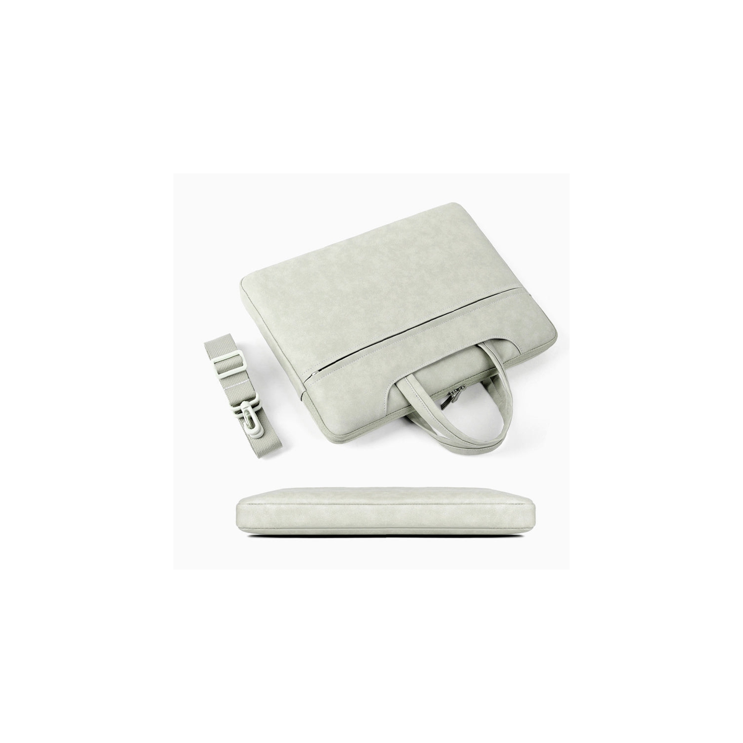 PANDACO Mint Suede Messenger Bag