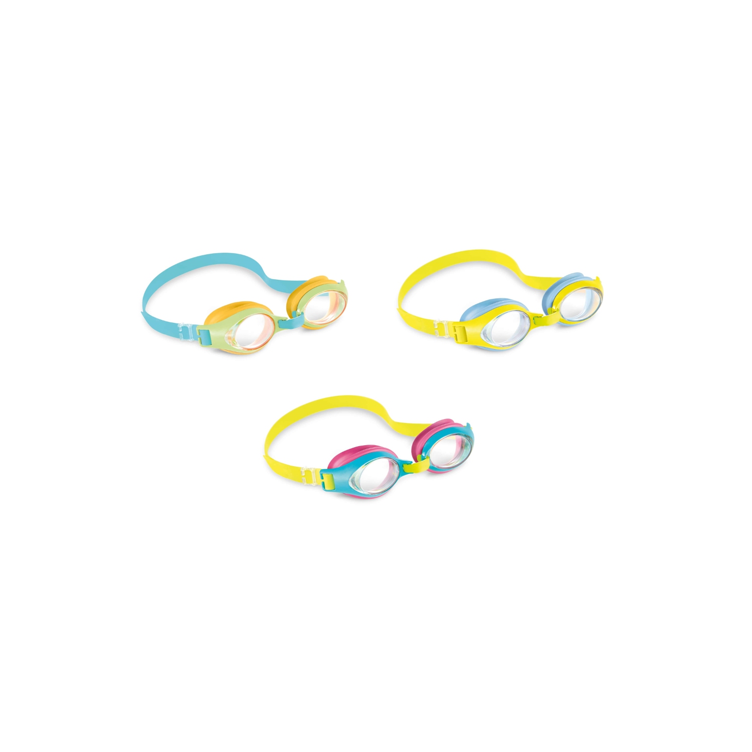 Lunettes de natation Junior d'Intex pour enfants – Lunettes de natation sécuritaires et antifuites