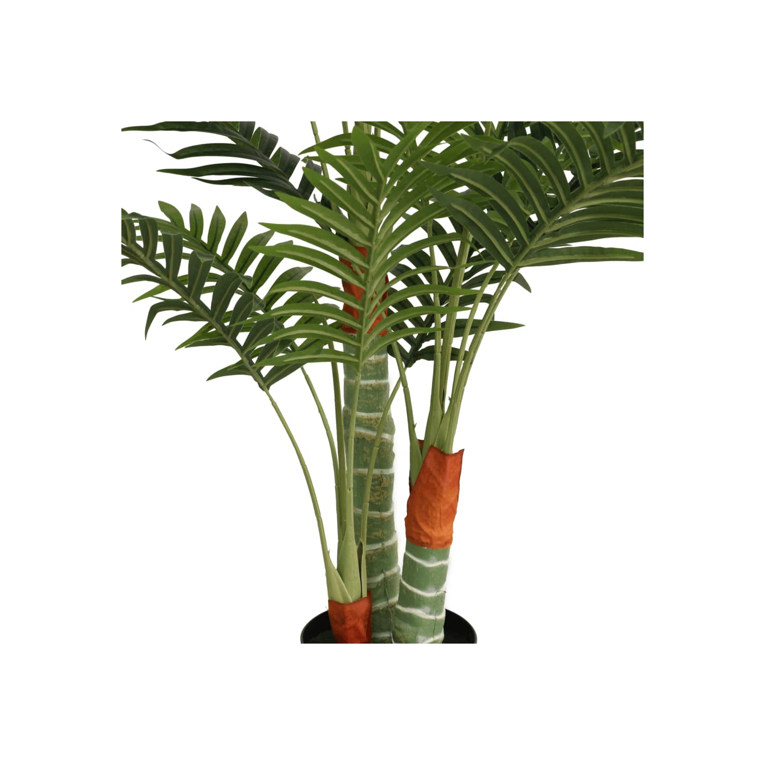 vidaXL Artificial Palm Tree with 3 Trunks Green 120 cm PP