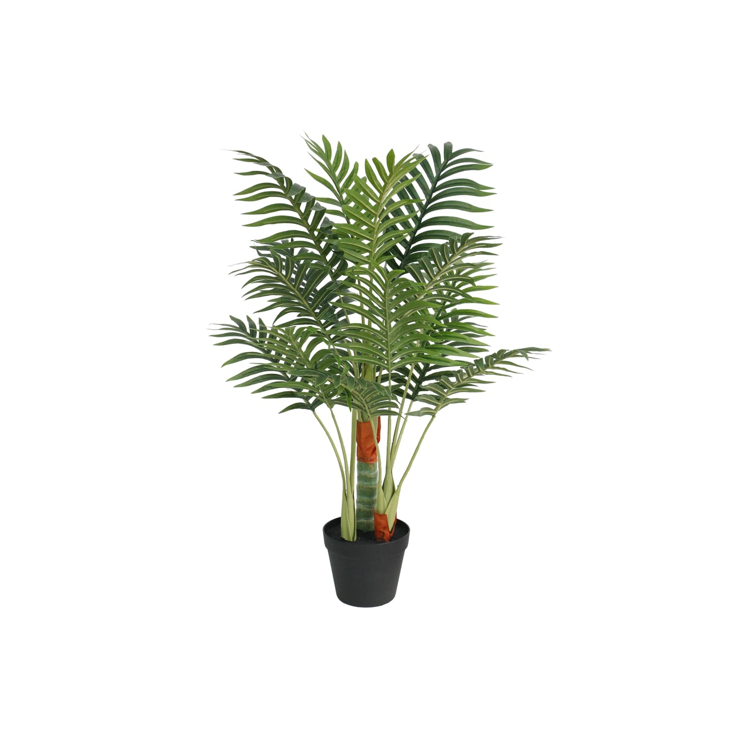 Palmier artificiel vidaXL avec 3 troncs 85&nbsp;cm vert PP
