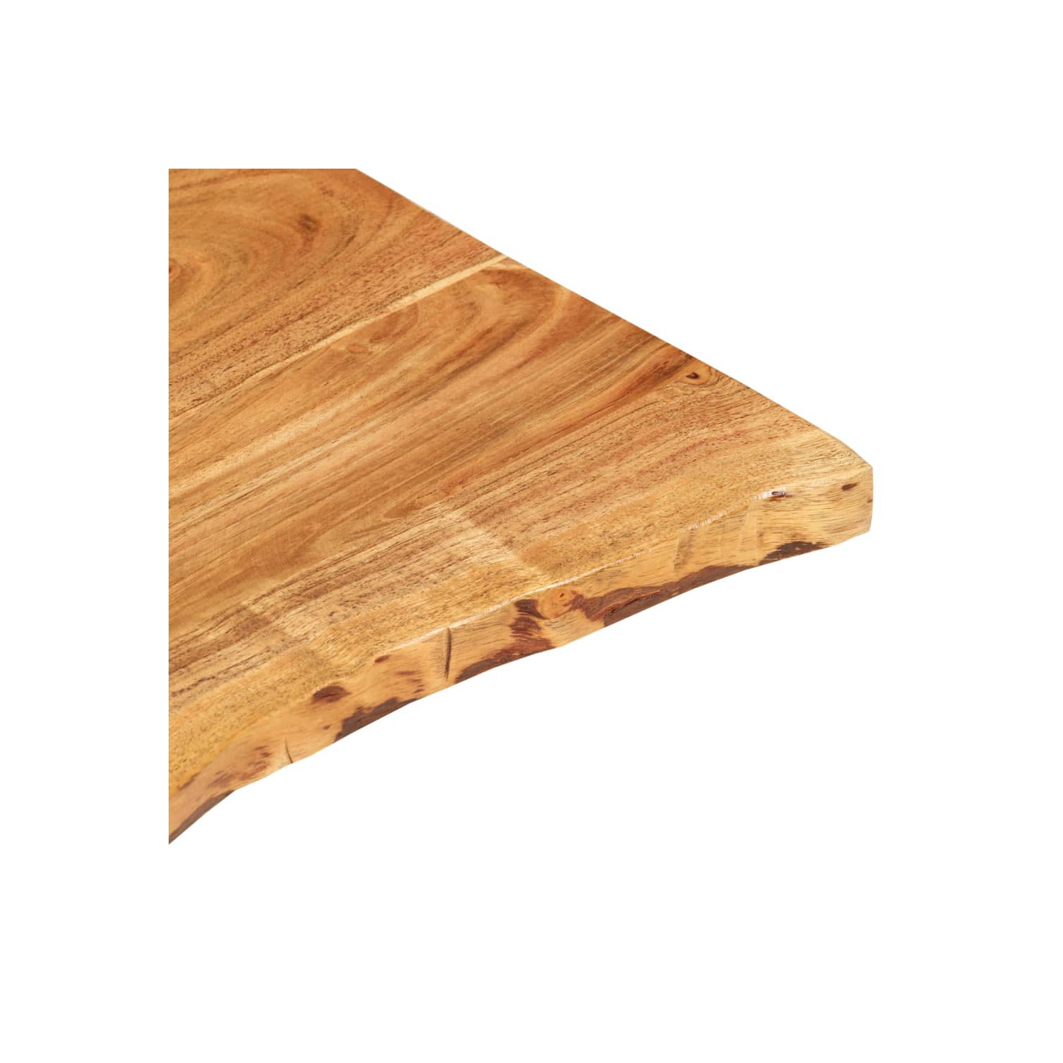 vidaXL Bathroom Vanity Top Solid Acacia Wood 58x52x2.5 cm