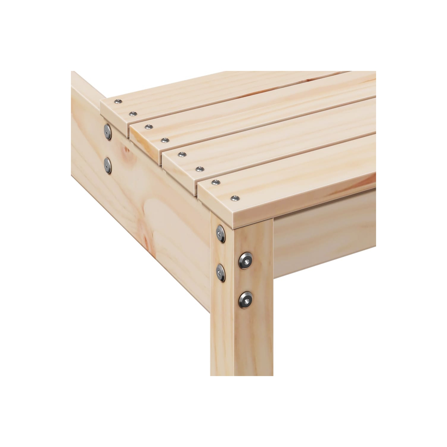 vidaXL Picnic Table 160x134x75 cm Solid Wood Pine