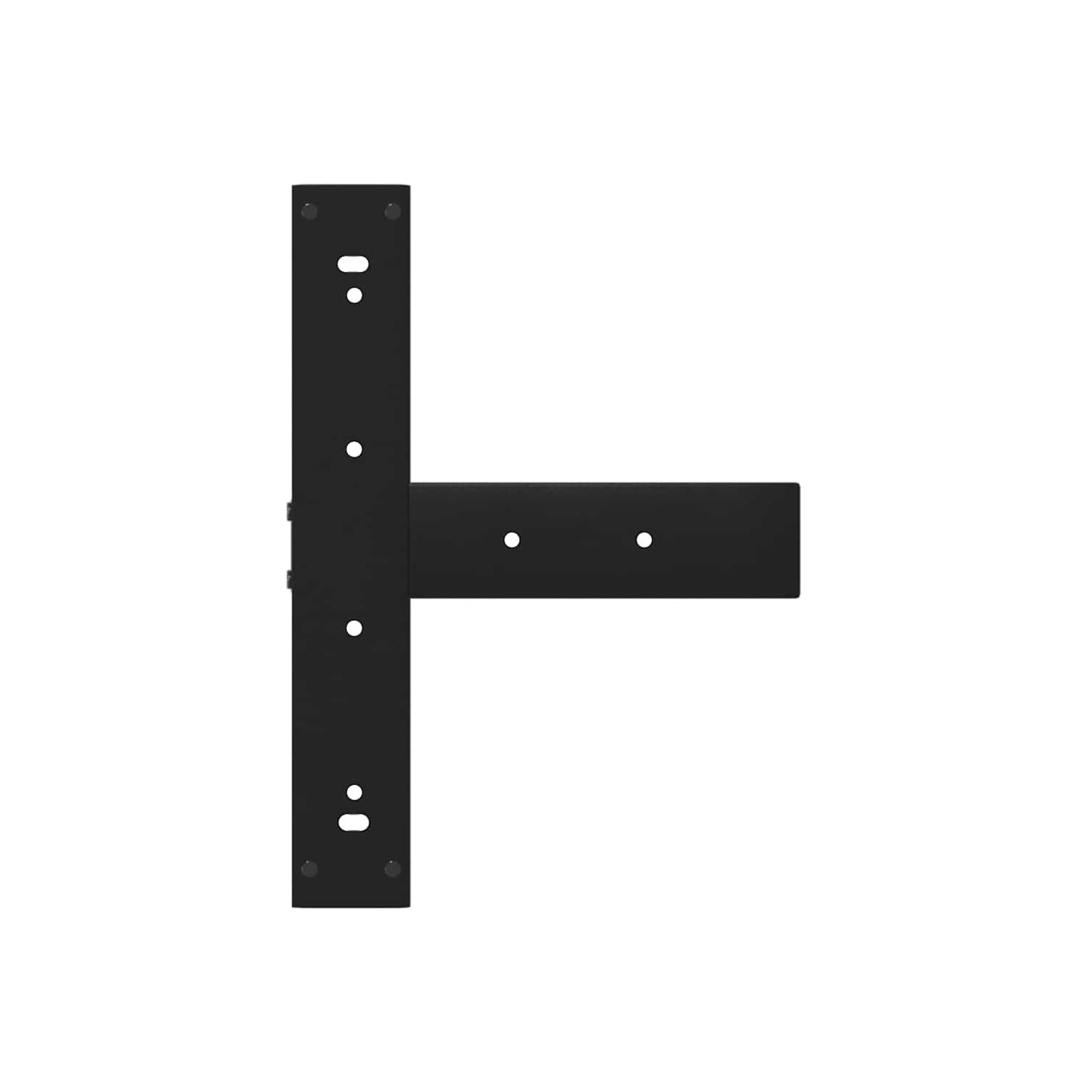 vidaXL Dining Table Legs T-Shaped 2 pcs Black 60x35x(72-73) cm Steel