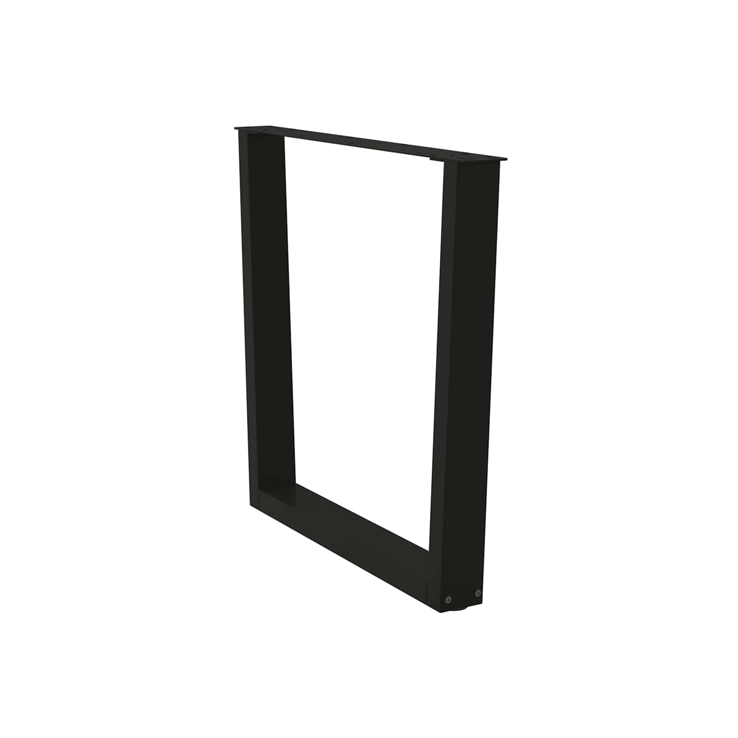 vidaXL Dining Table Legs V-Shape 2 pcs Black 80x(72-73.3) cm Steel