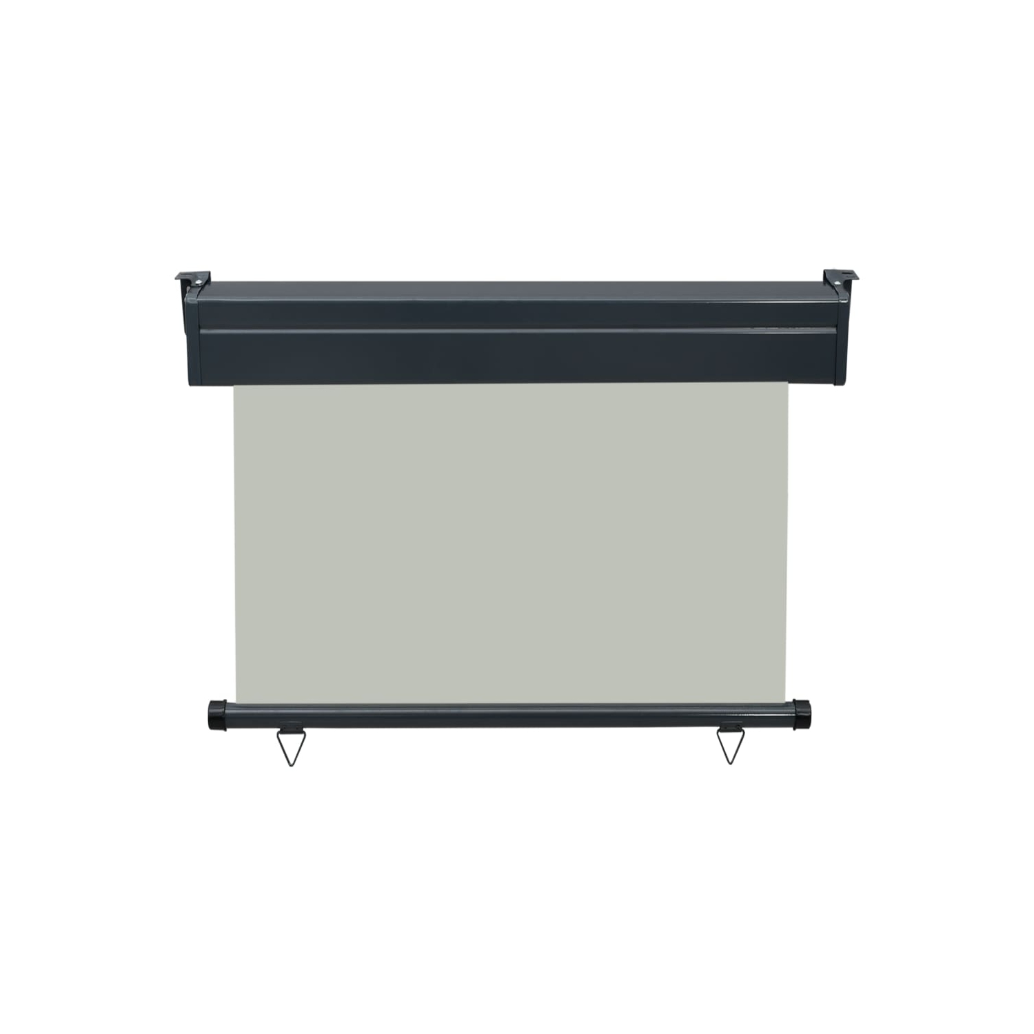Auvent latéral pour balcon vidaXL 105 po 250 cm gris
